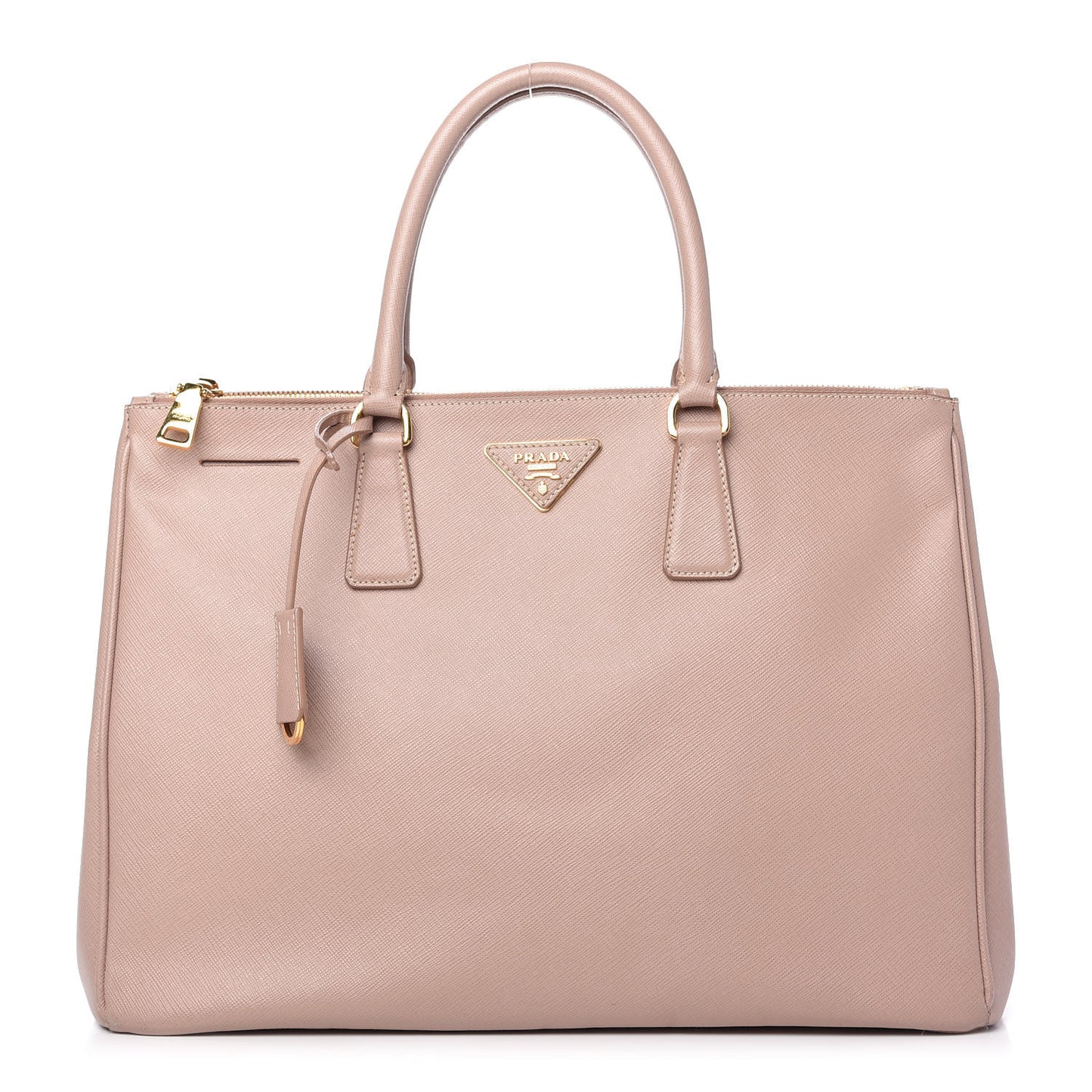Saffiano Lux Medium Tote Cammeo