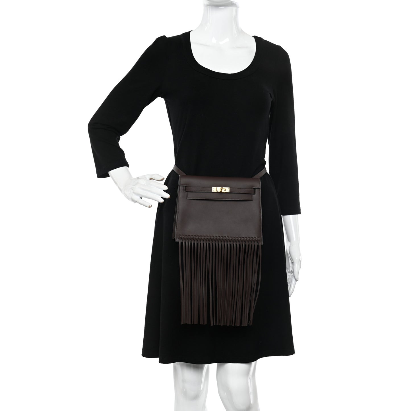 Swift Kelly Danse Anate Fringed Belt Bag Moka