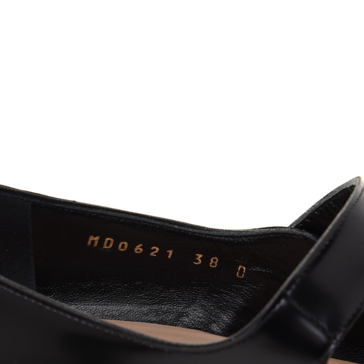 Brushed Calfskin Uniform 30mm Pumps 38 Black