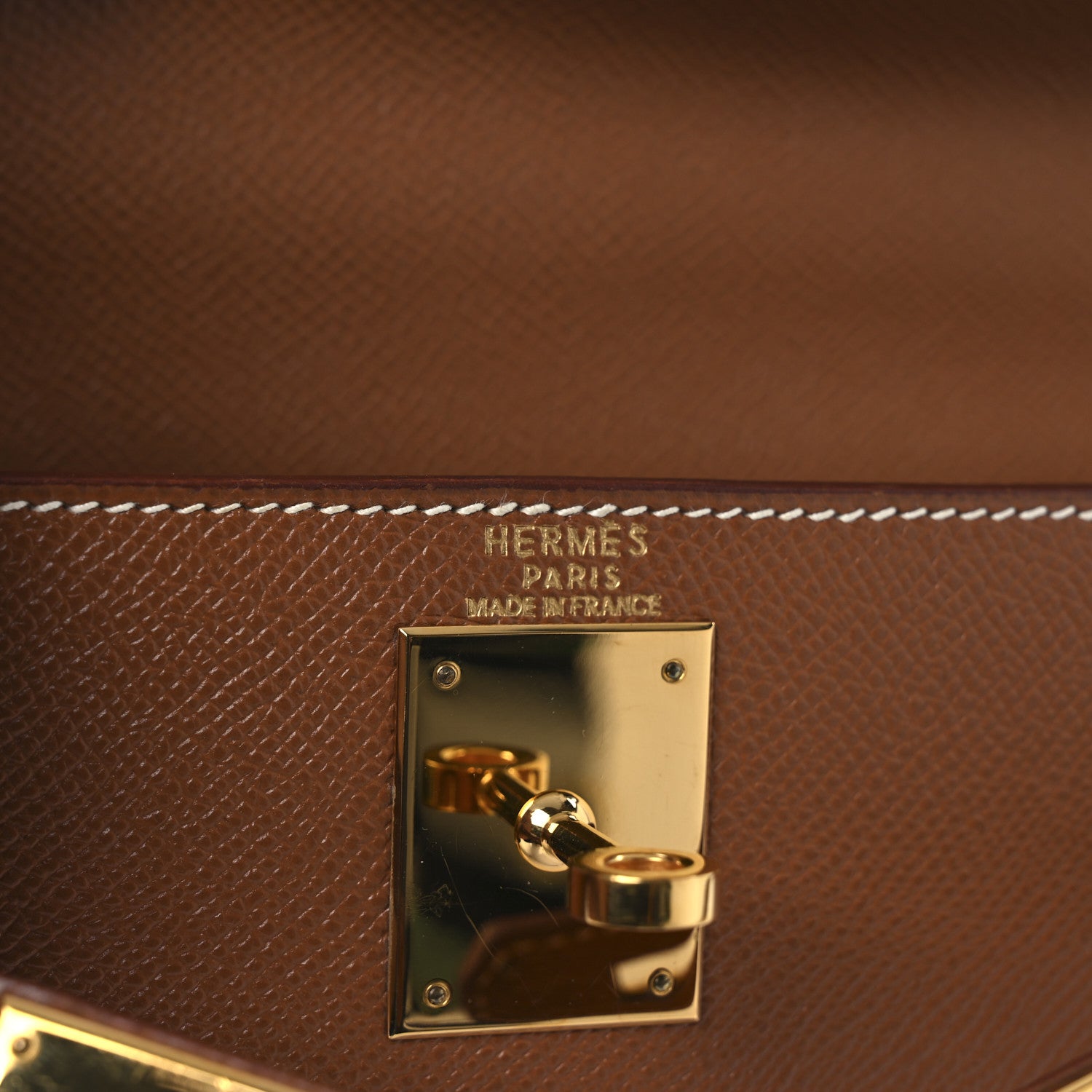 Hermes Epsom Kelly Sellier 28 Gold 6 of 14