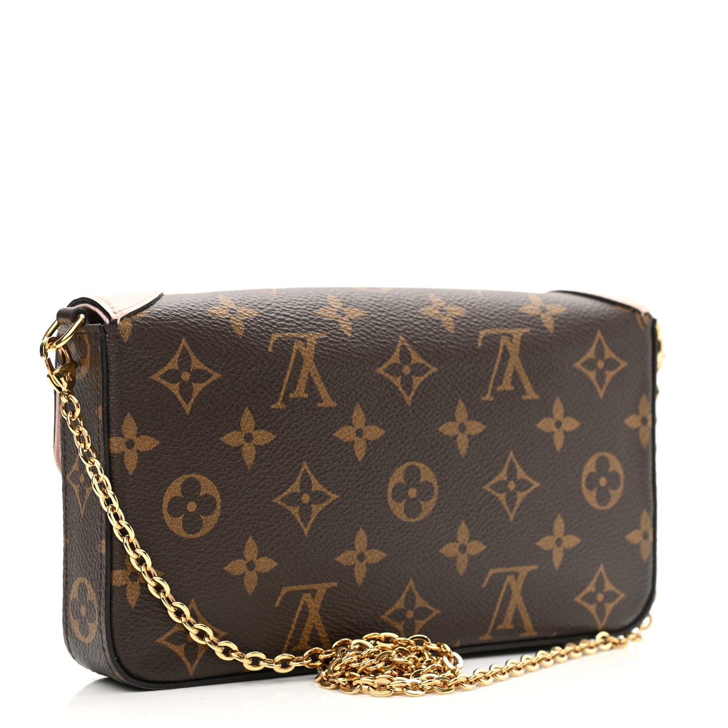 Monogram Valentine Dog Pochette Felicie Chain Wallet