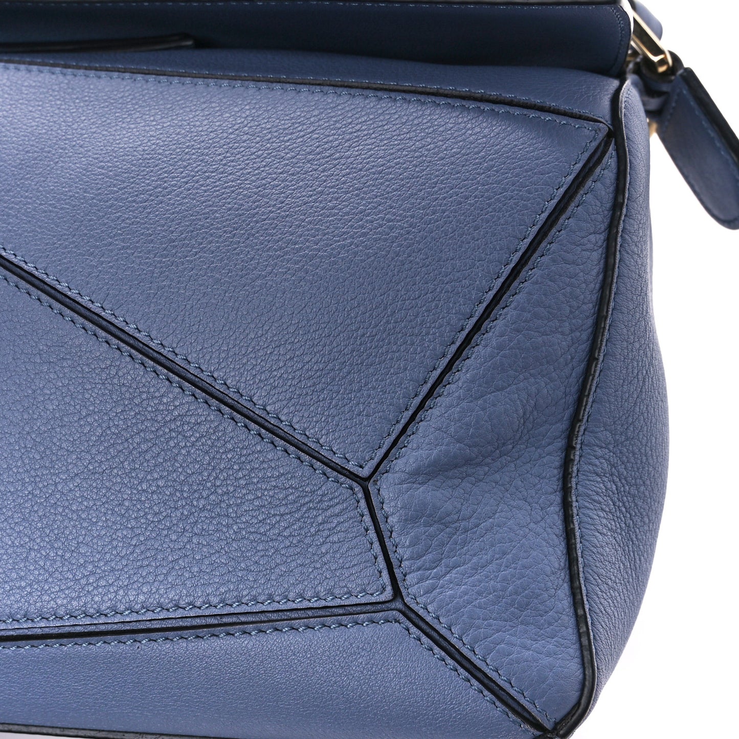 Calfskin Medium Puzzle Bag Blue