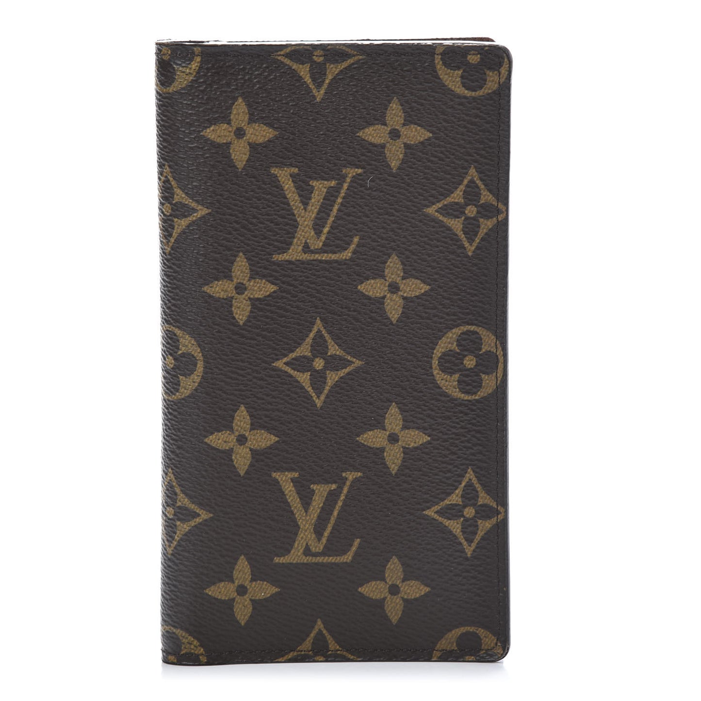 Monogram Checkbook Holder Case Wallet