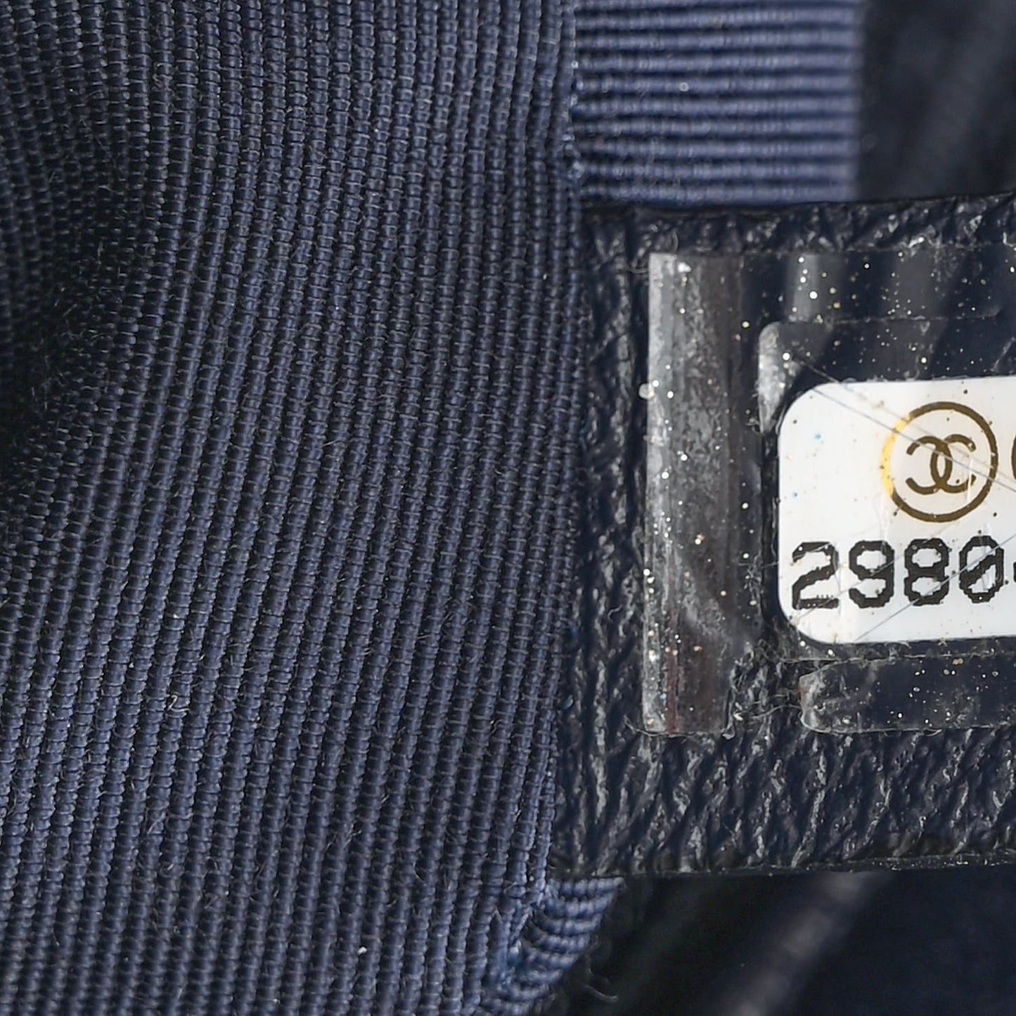 Lambskin Quilted Large Chanel 19 Flap Navy Blue