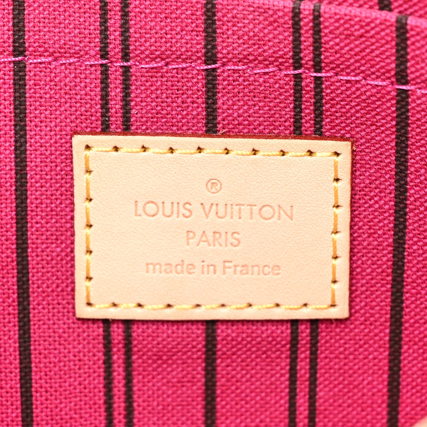 Monogram Neverfull MM GM Pochette Pivoine