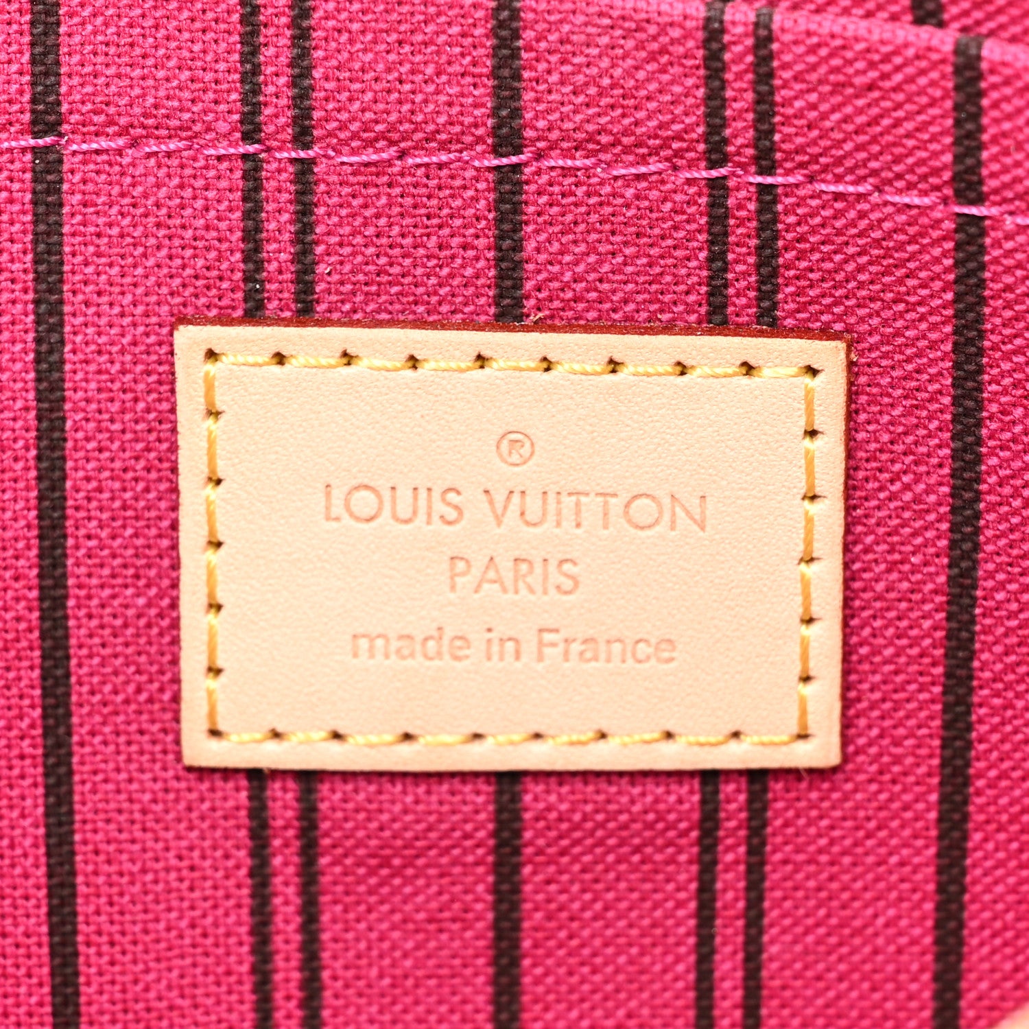 Louis Vuitton Monogram Neverfull MM GM Pochette Pivoine 6 of 10