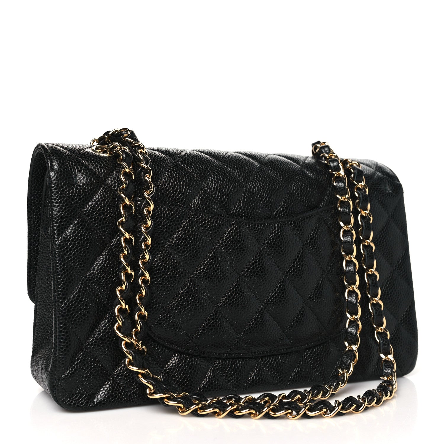 Chanel Caviar Quilted Medium Double Flap Black 3 of 10
