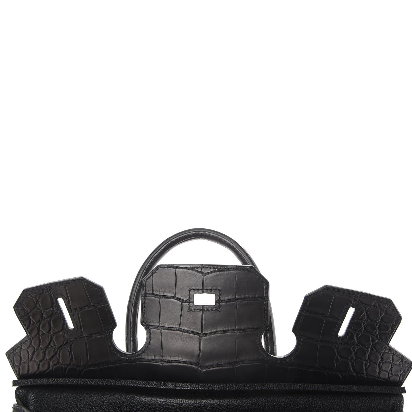 Togo Matte Alligator Birkin Touch 30 Black