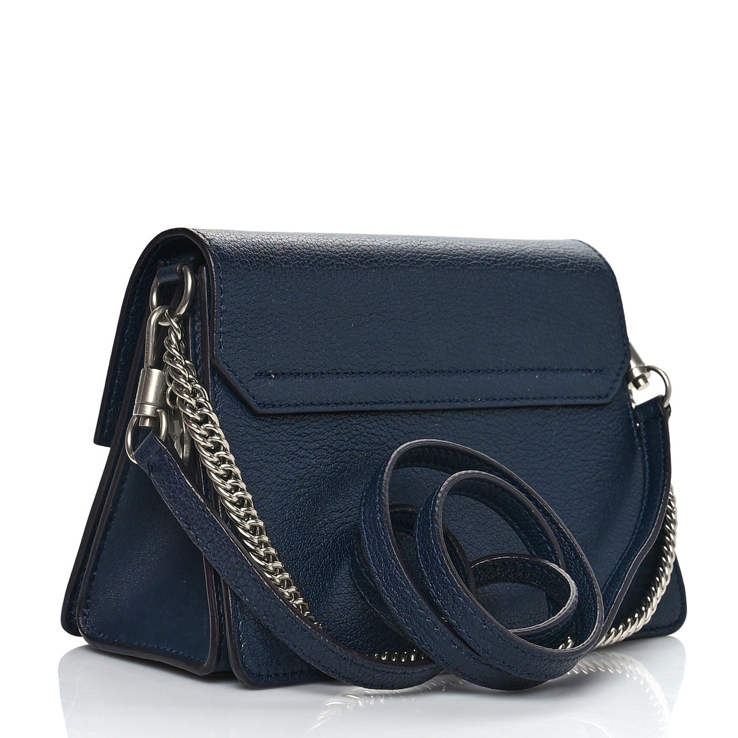 Goatskin Small GV3 Shoulder Bag Dark Blue