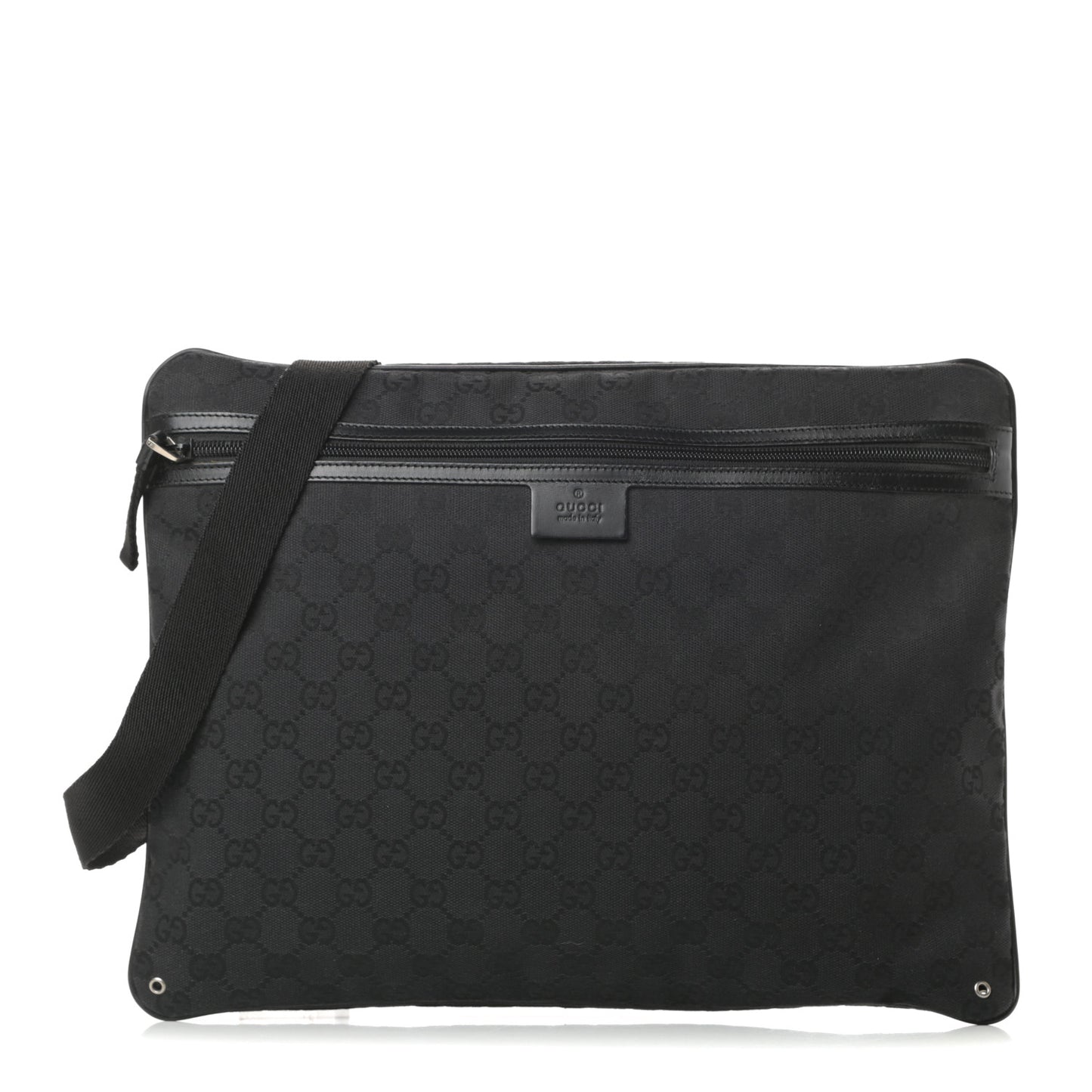 Monogram Messenger Bag Black