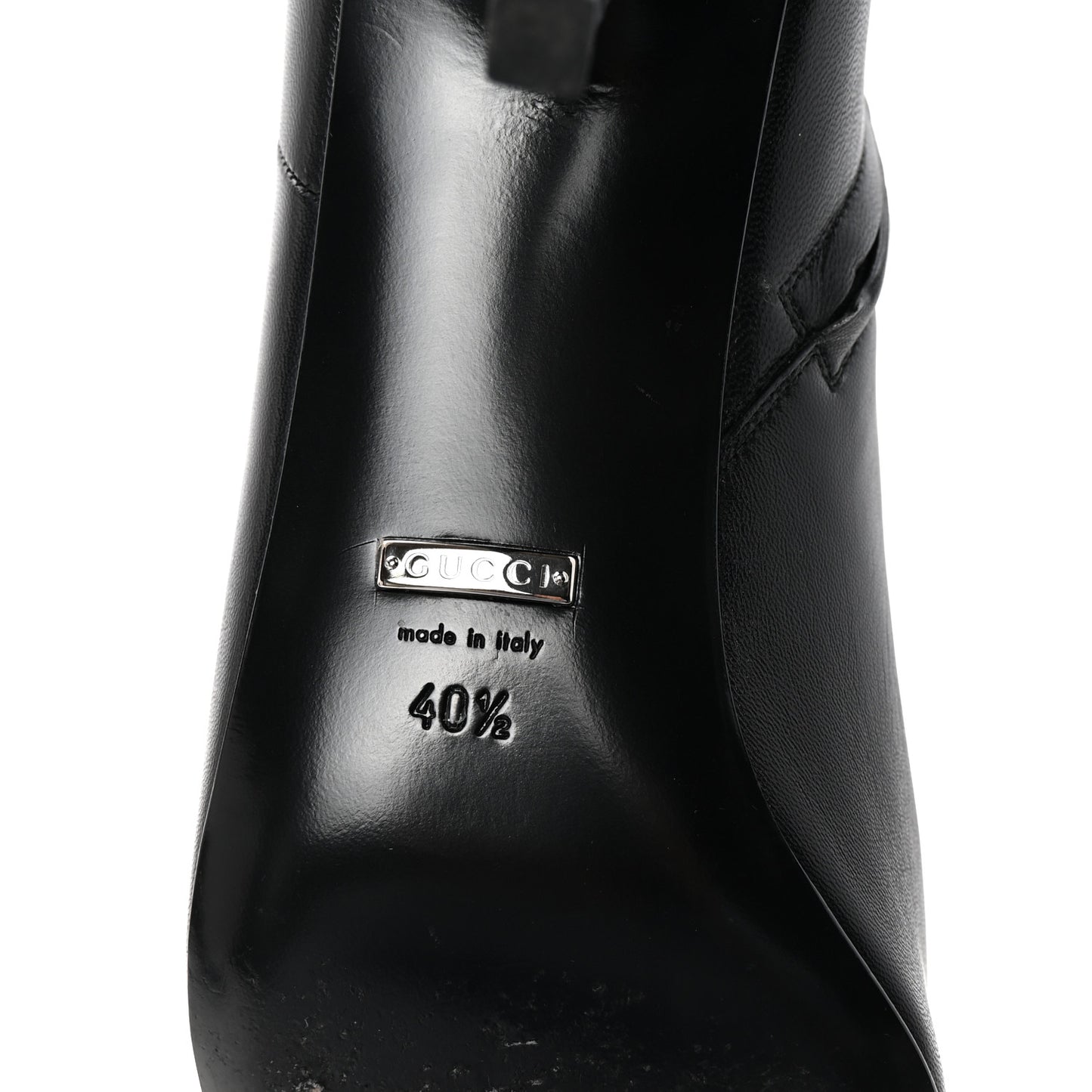 Nappa Square G Ankle Boots 40.5 Black