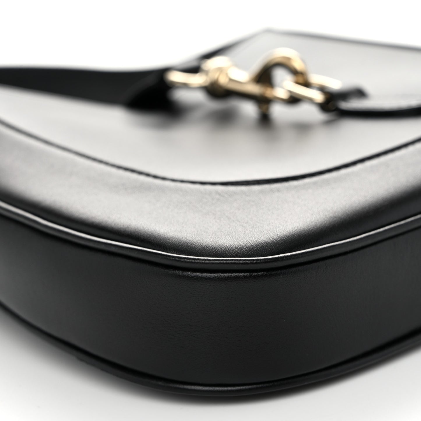 Calfskin Small Jackie Shoulder Bag Black