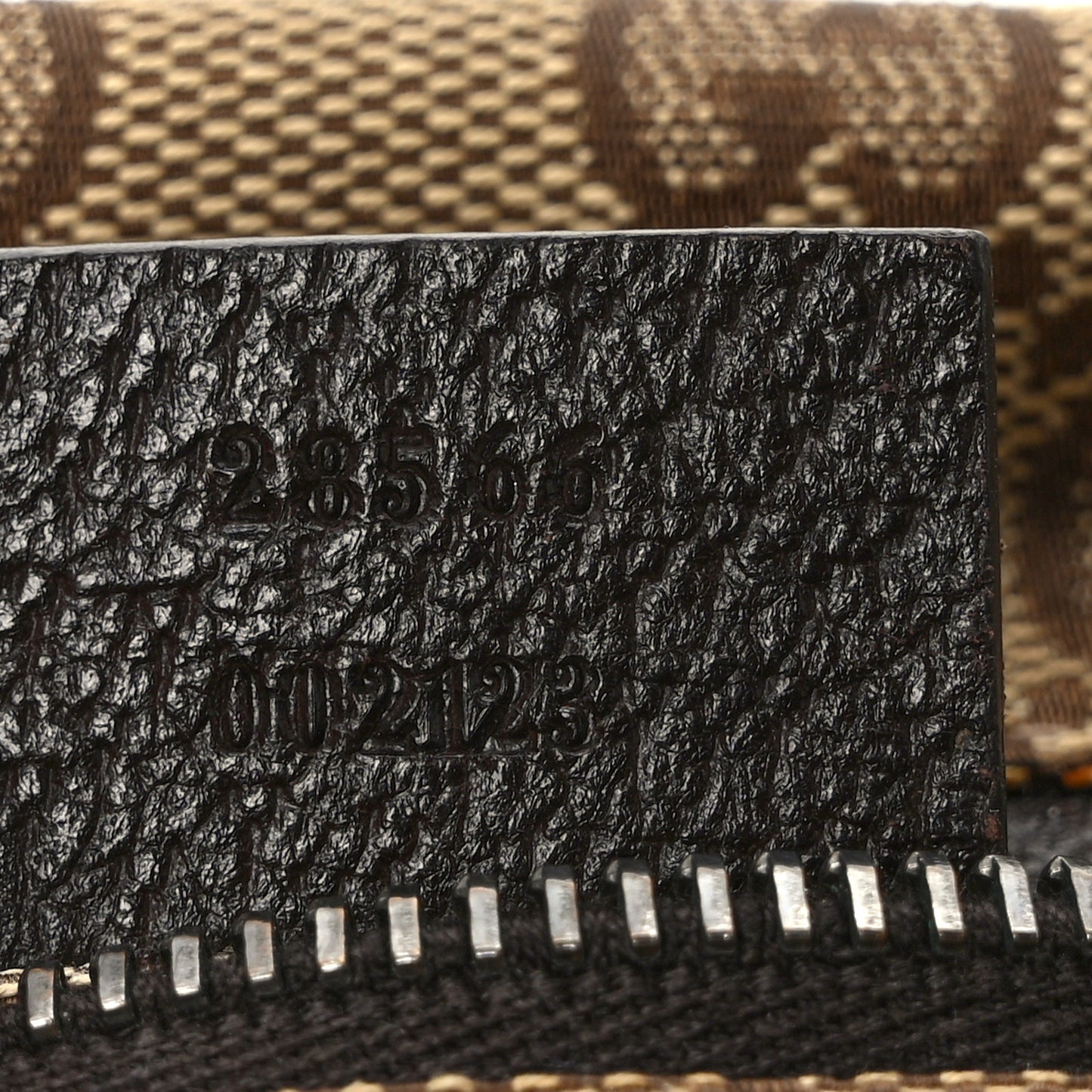 GG Monogram Double Pocket Belt Bag Dark Brown