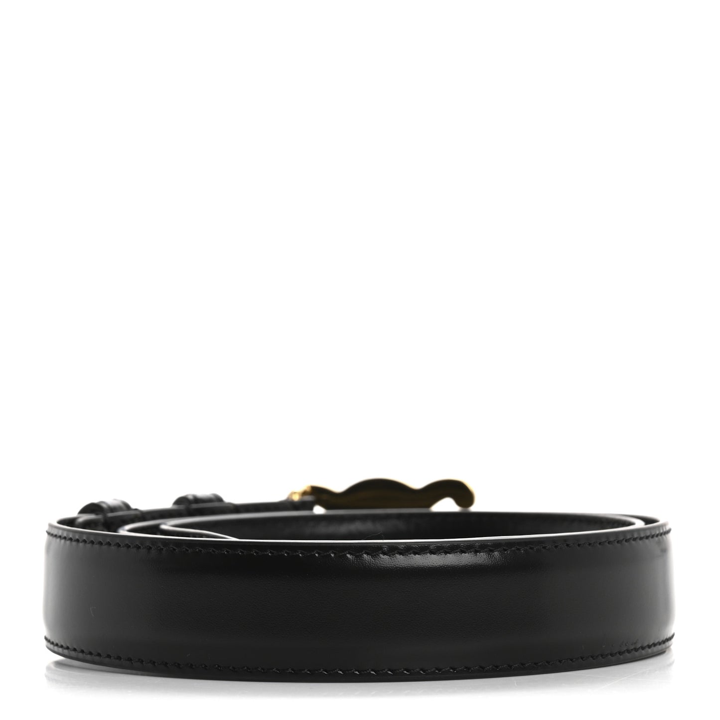 Box Calfskin Small 25mm Triomphe Belt 75 30 Black