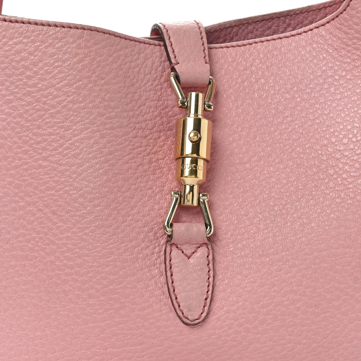 Soft Grained Calfskin Small Jackie O Hobo Pink