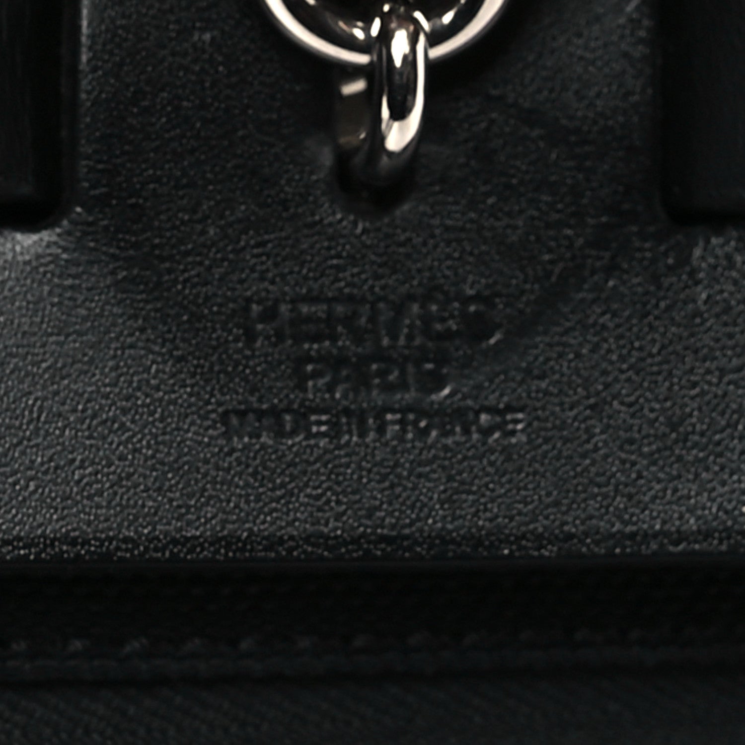 Hermes Military Toile Vache Hunter Herbag Zip PM 31 Black 7 of 11