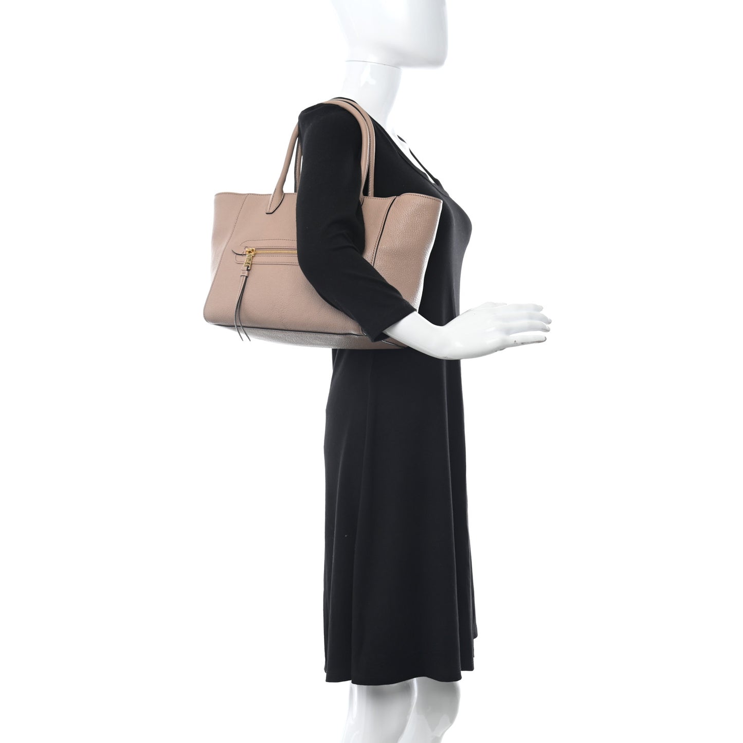 Goatskin Madras Zip Tote Cammeo