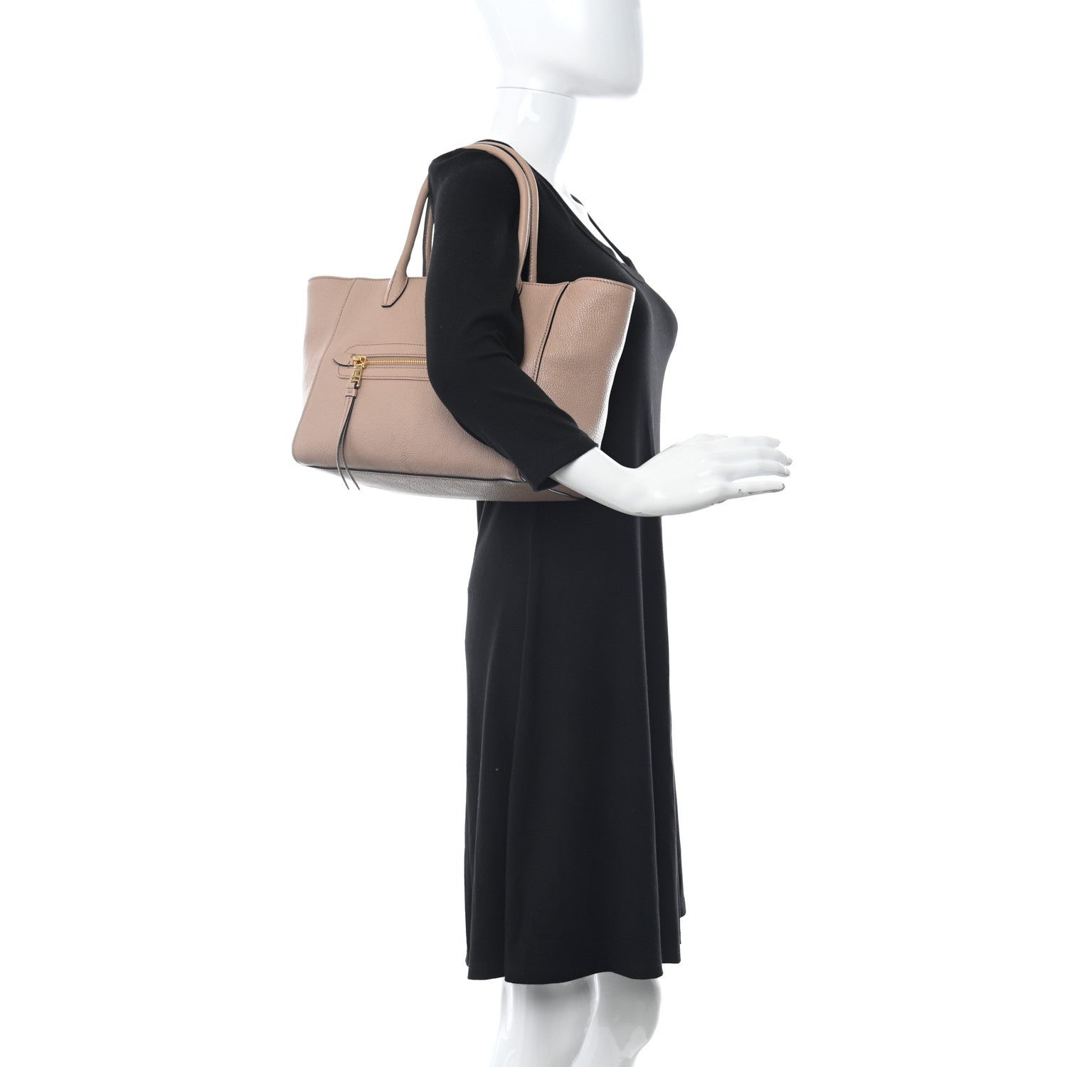 Miu Miu Goatskin Madras Zip Tote Cammeo 2 of 10