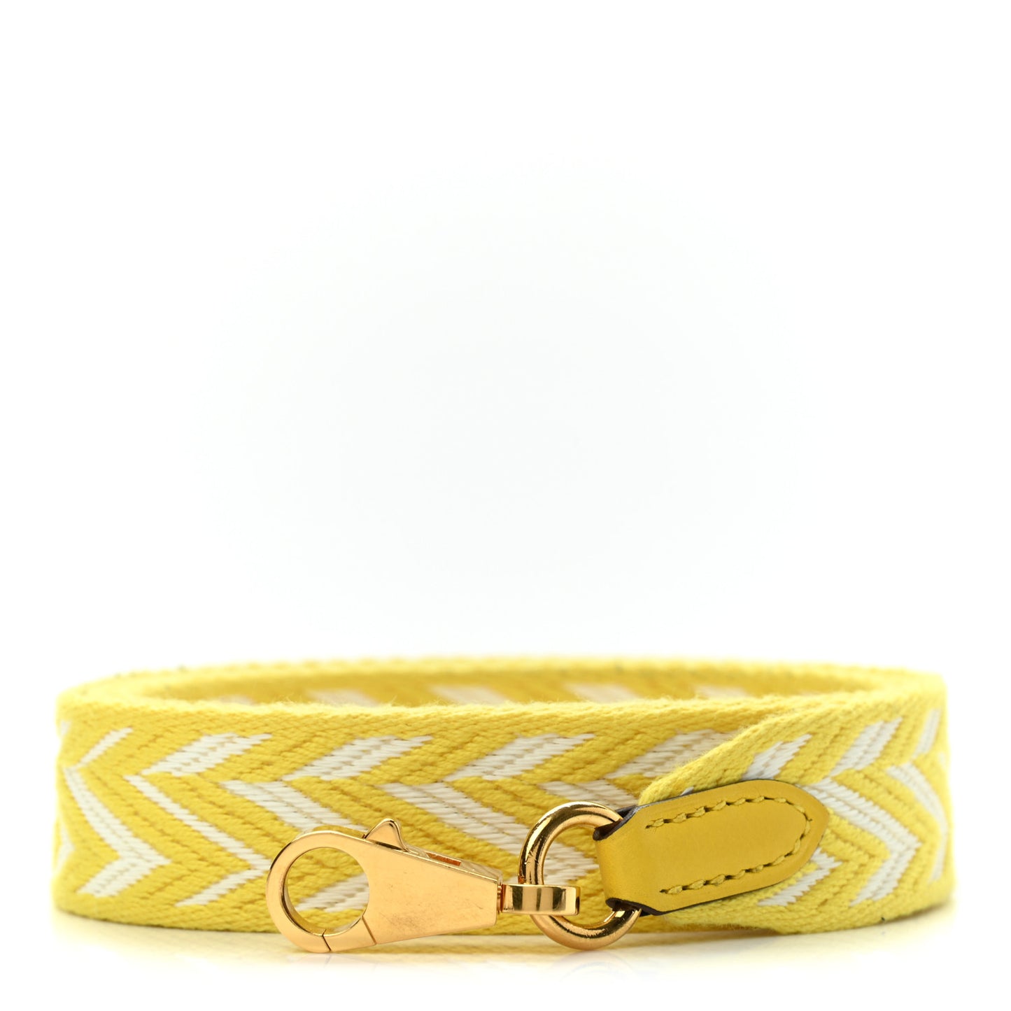 Toile Swift 25mm Sangle ZigZag Shoulder Strap Jaune de Naples White