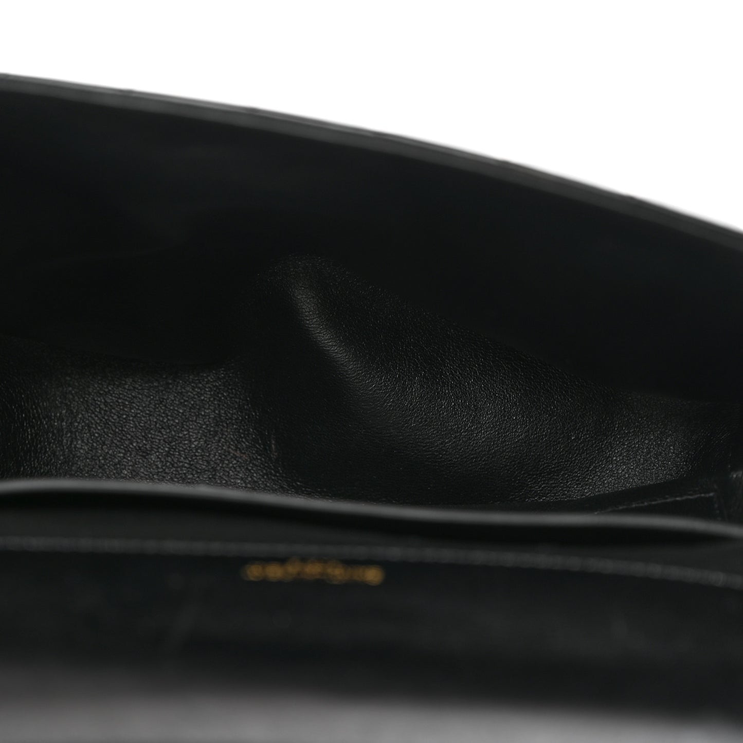 Patent Matelasse Monogram Large Vicky Chain Bag Black