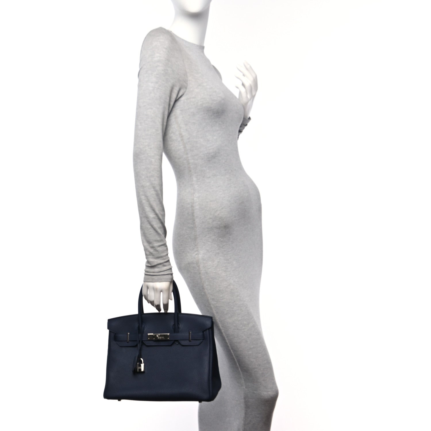 Hermes Togo Birkin 30 Bleu Nuit 2 of 11