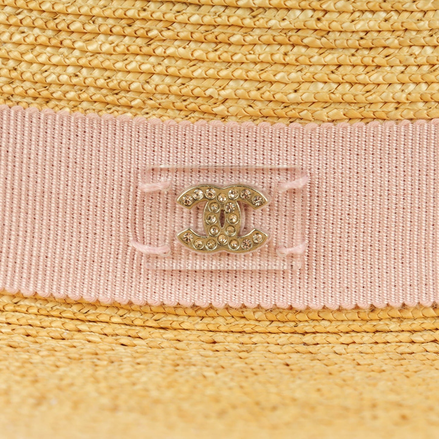 Straw CC Floppy Hat M Beige