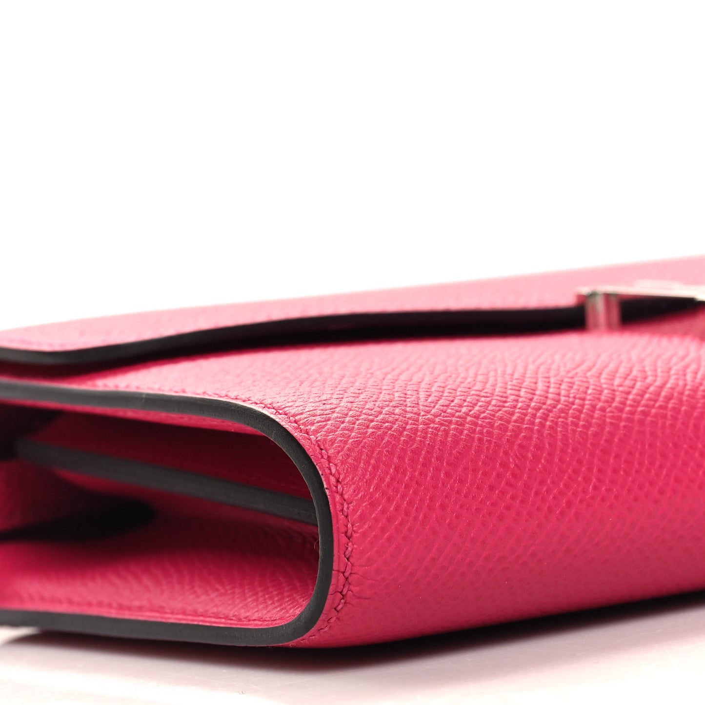Epsom Lizard Constance Wallet To Go Rose Mexico