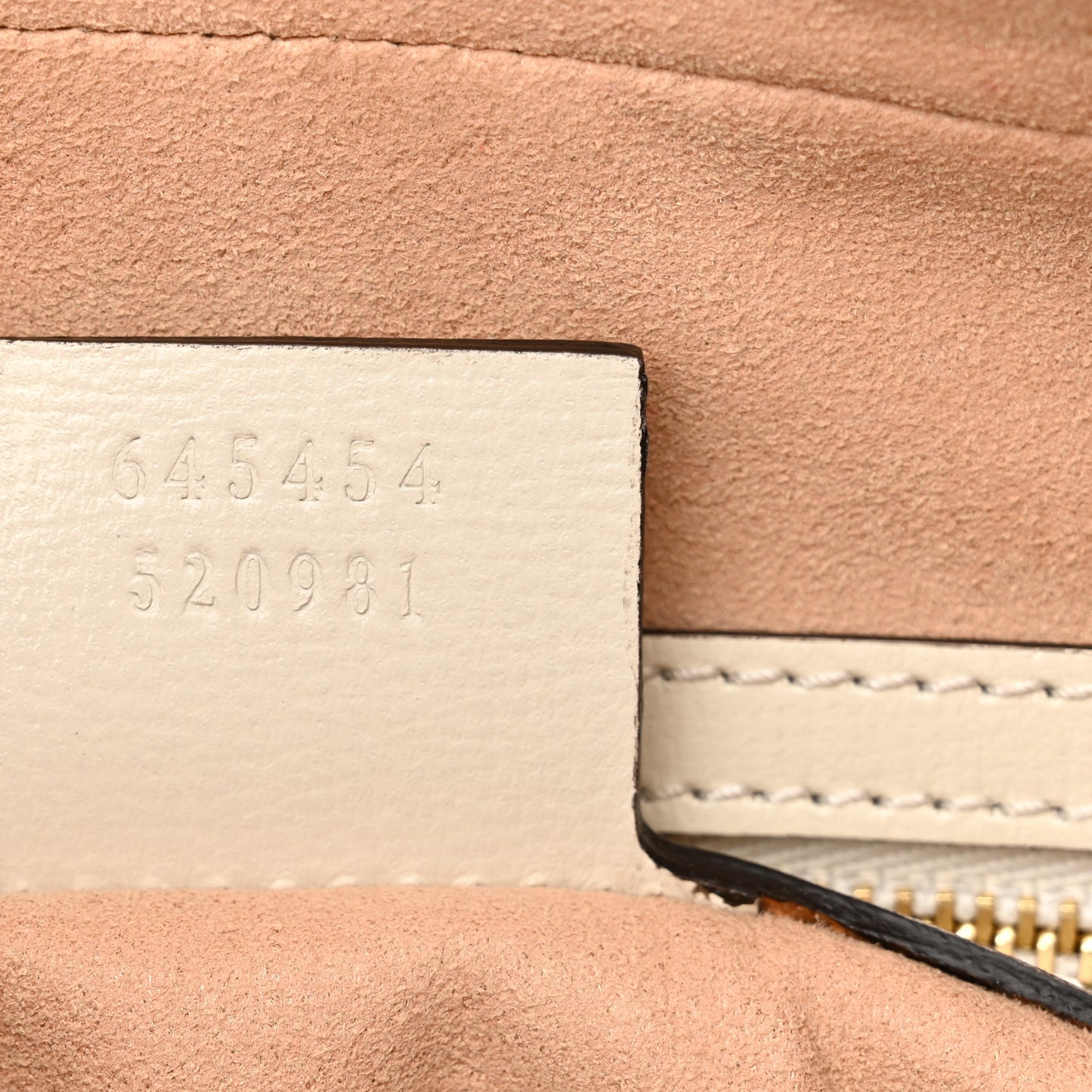 GG Supreme Monogram Small Horsebit 1955 Shoulder Bag Beige Mystic White