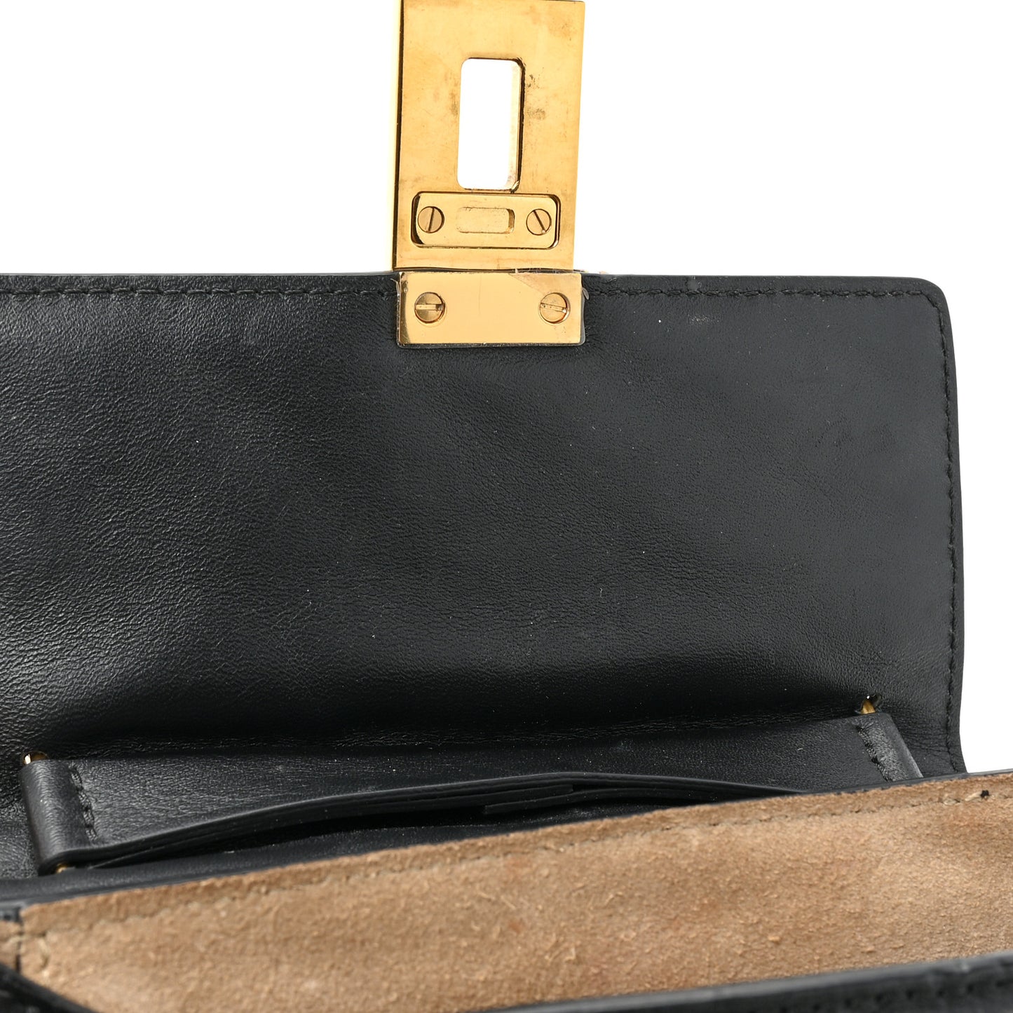 Calfskin Quilted Mini Drew Bijou Shoulder Bag Black