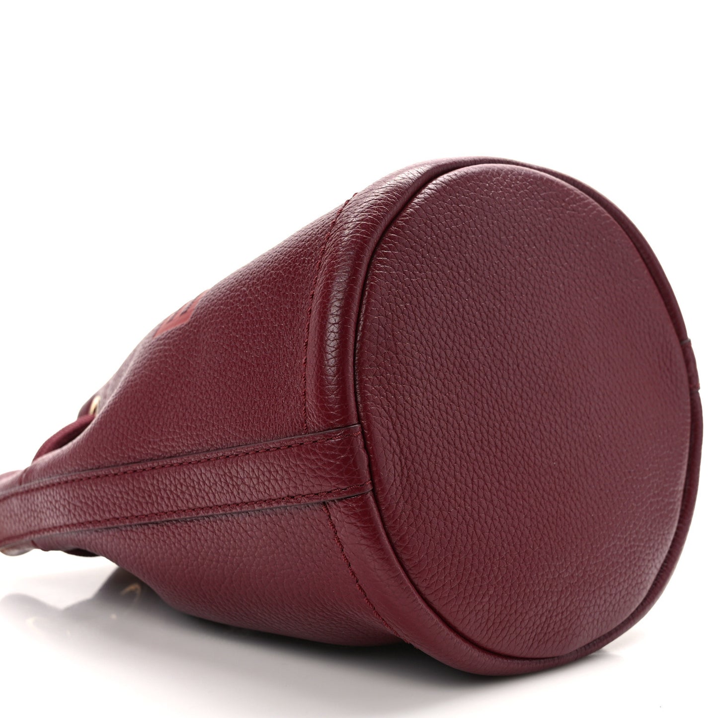 Grained Calfskin The Bucket Bag Chianti