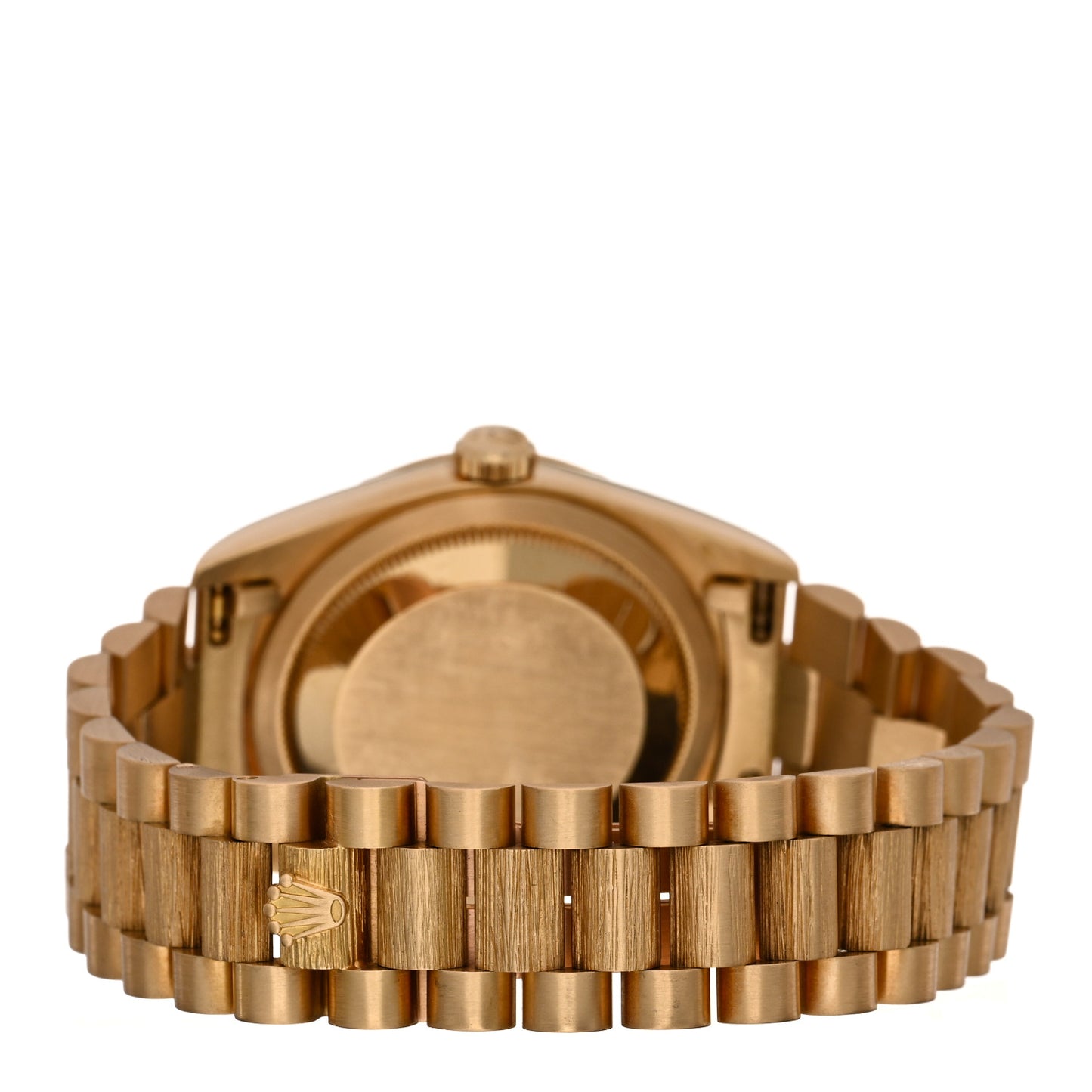 18K Yellow Gold 36mm Oyster Perpetual Day-Date Double Quick President Watch Champagne 18248