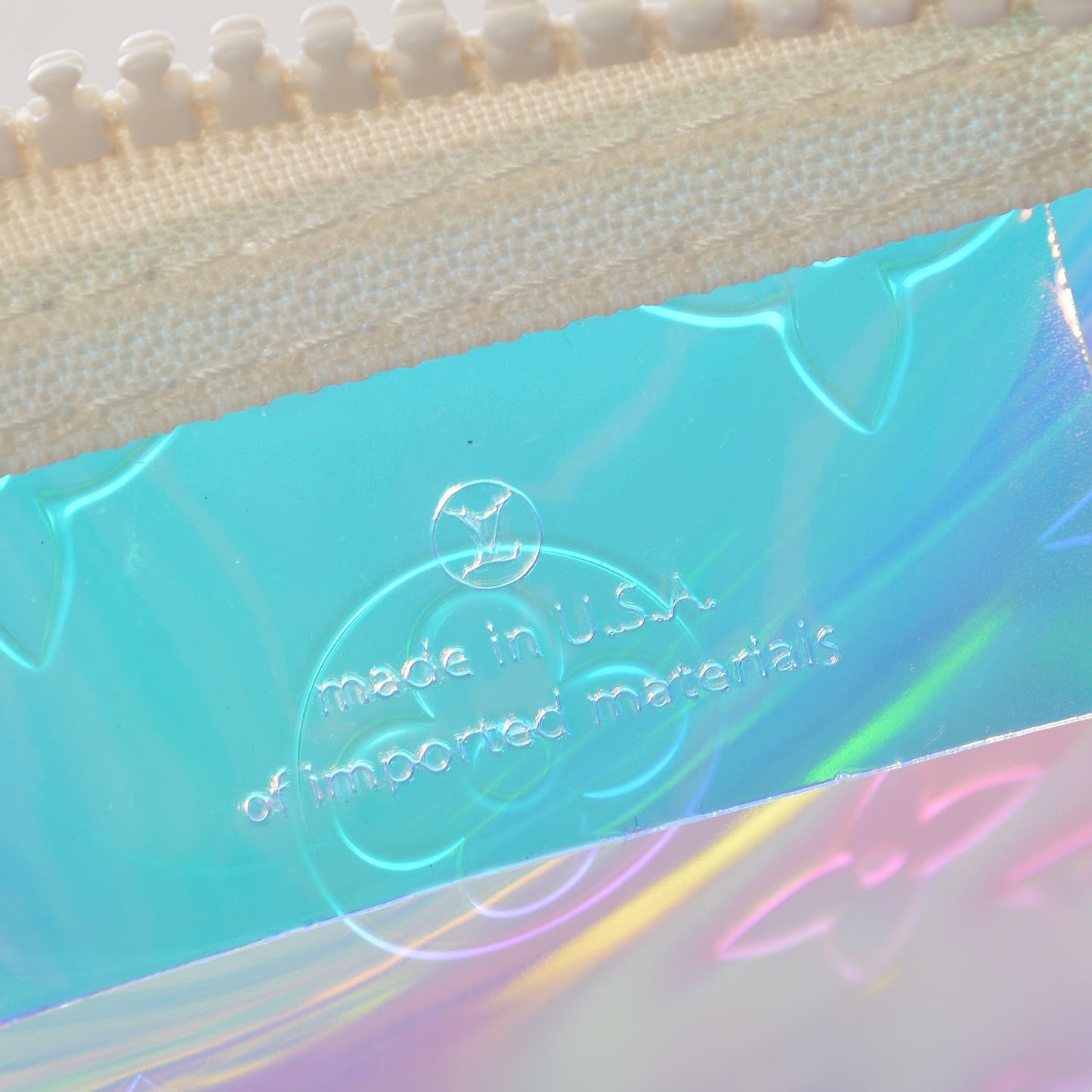 PVC Monogram Keepall Bandouliere 50 Iridescent Prism