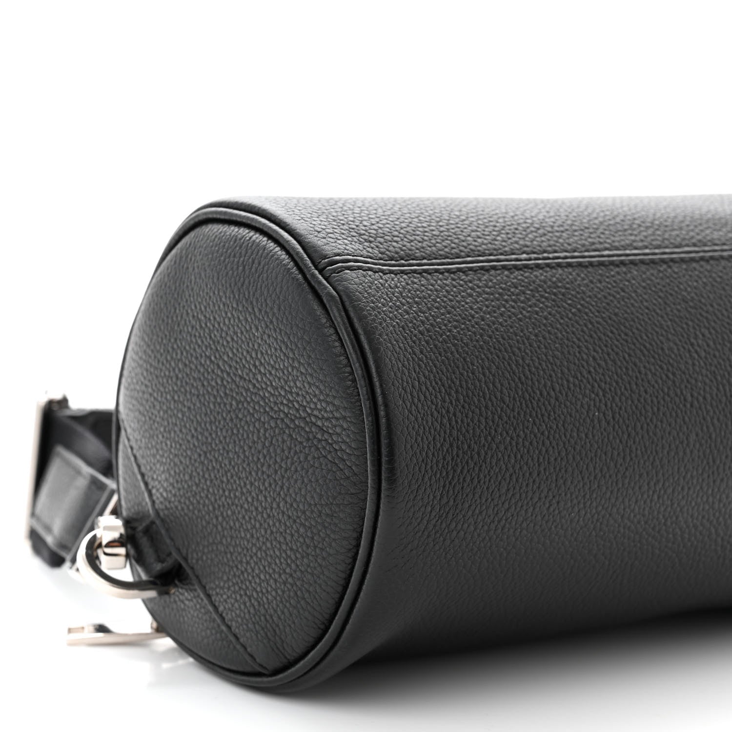 Christian Dior HOMME Grained Calfskin Mens Roller Pouch Black 8 of 9