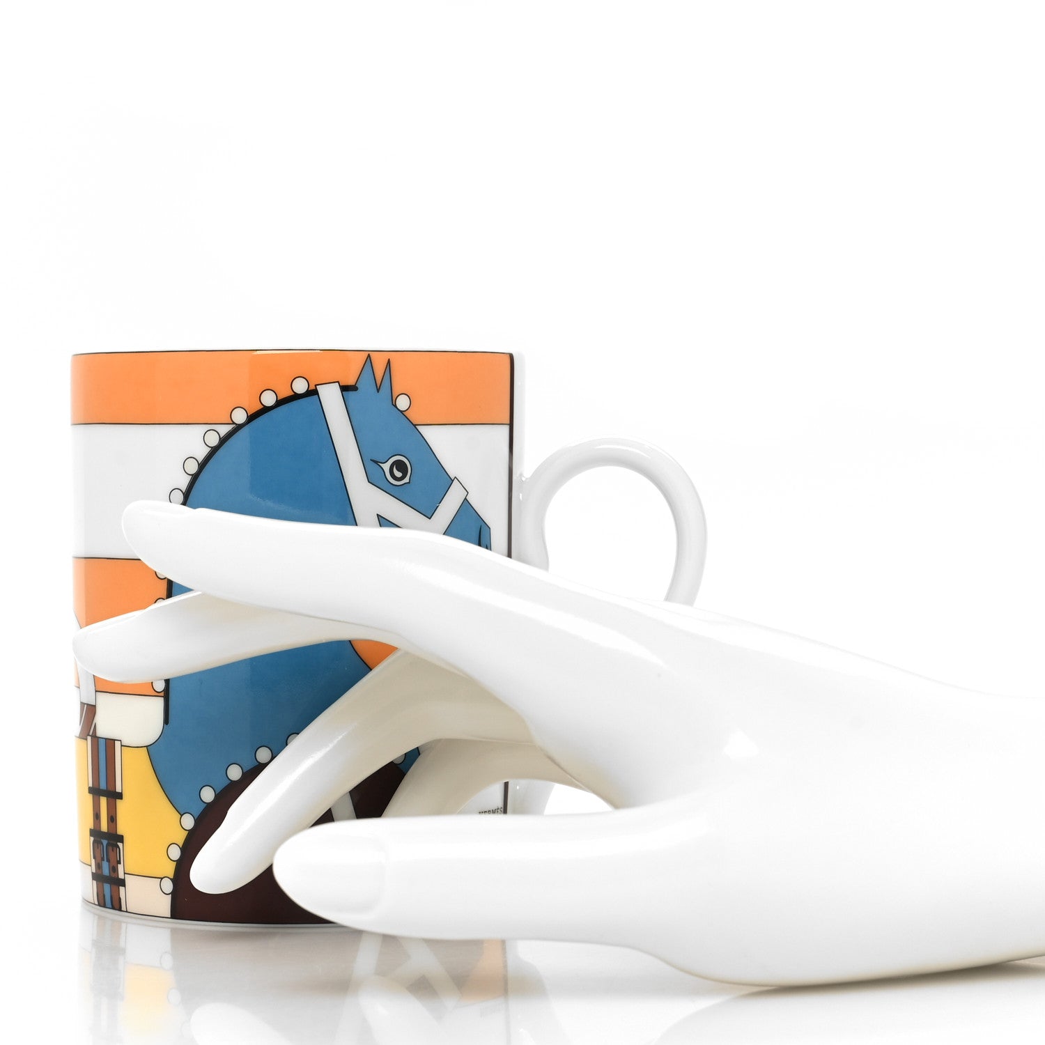 Hermes Porcelain Rocabar Mug Set of 3 2 of 9