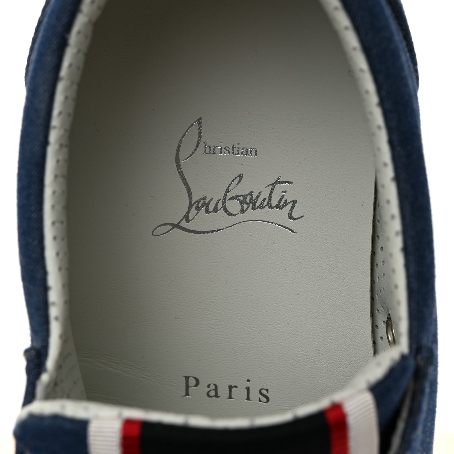 Denim Mens Fique A Vontade Sneakers 38.5 Blue
