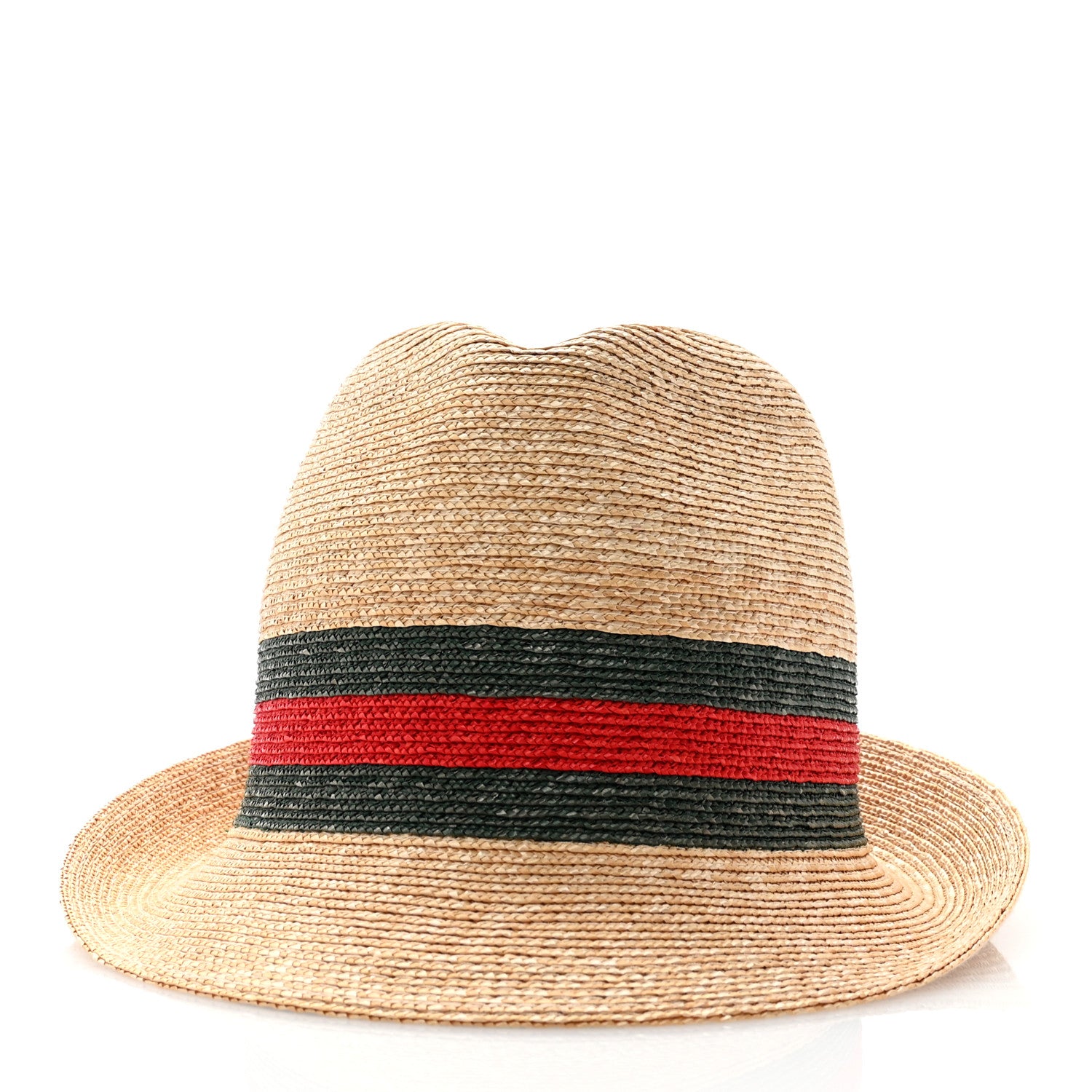 Gucci Abaca Straw Web Fedora Hat S 3 of 11
