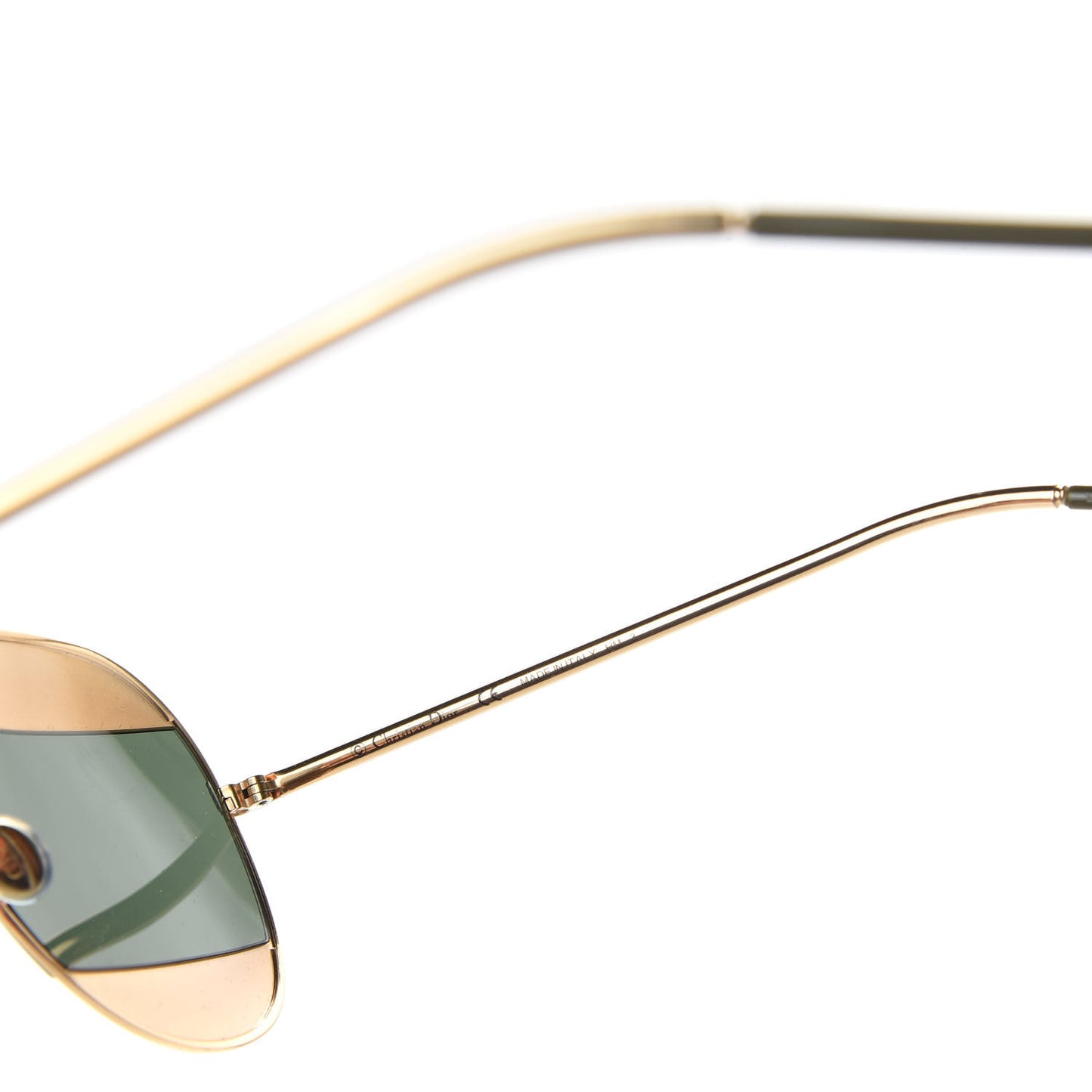 Metal Split 1 Aviator Sunglasses Gold