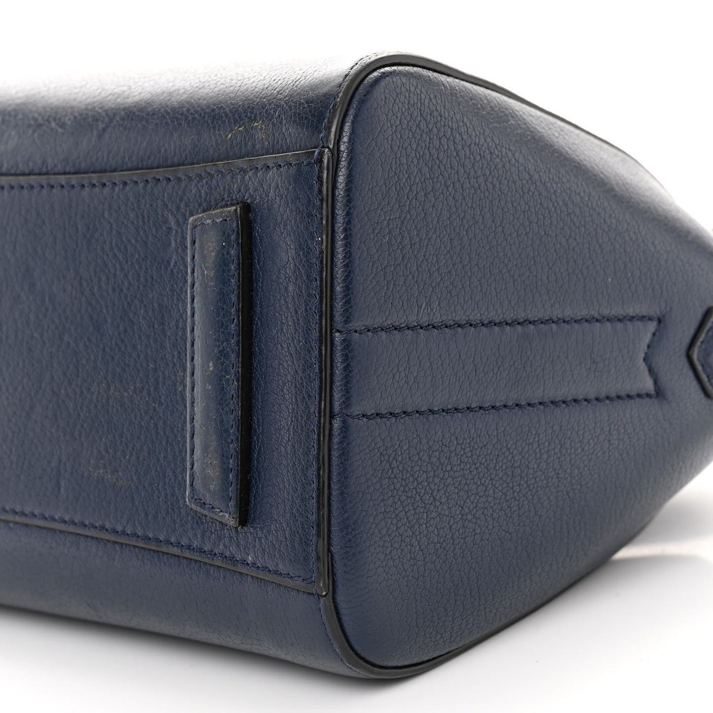 Sugar Goatskin Mini Antigona Navy