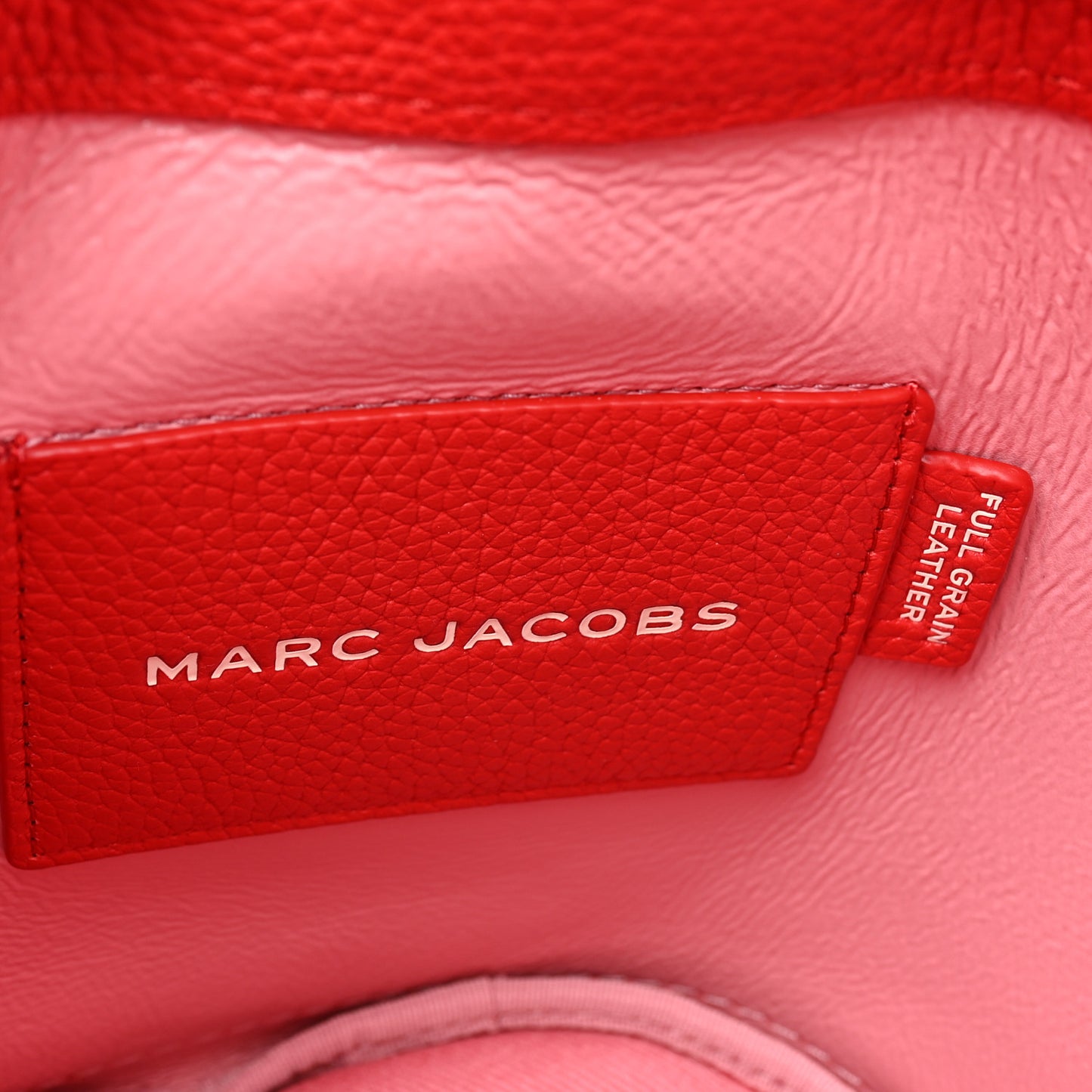 Grained Calfskin The Bucket Bag True Red