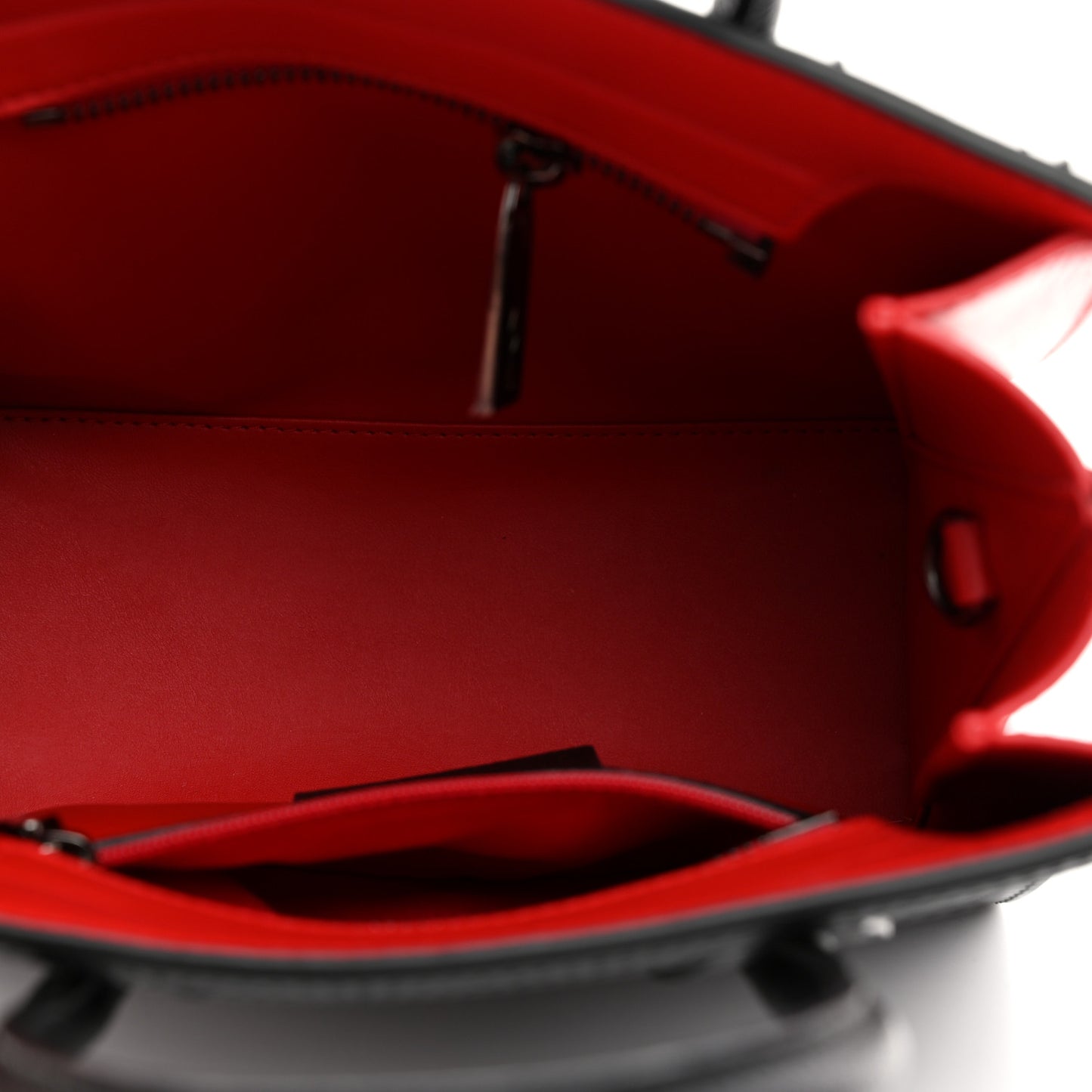 Calfskin Spikes Loubinthesky Mini Paloma Black