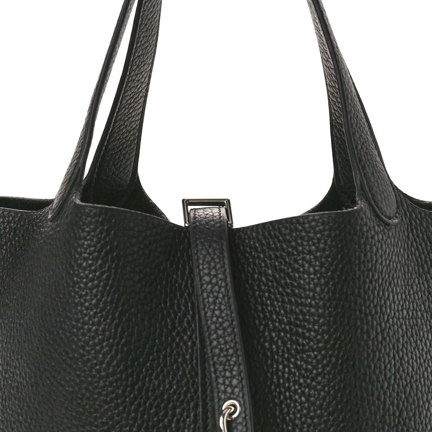 Hermes Taurillon Clemence Picotin Lock 22 MM Black 8 of 11