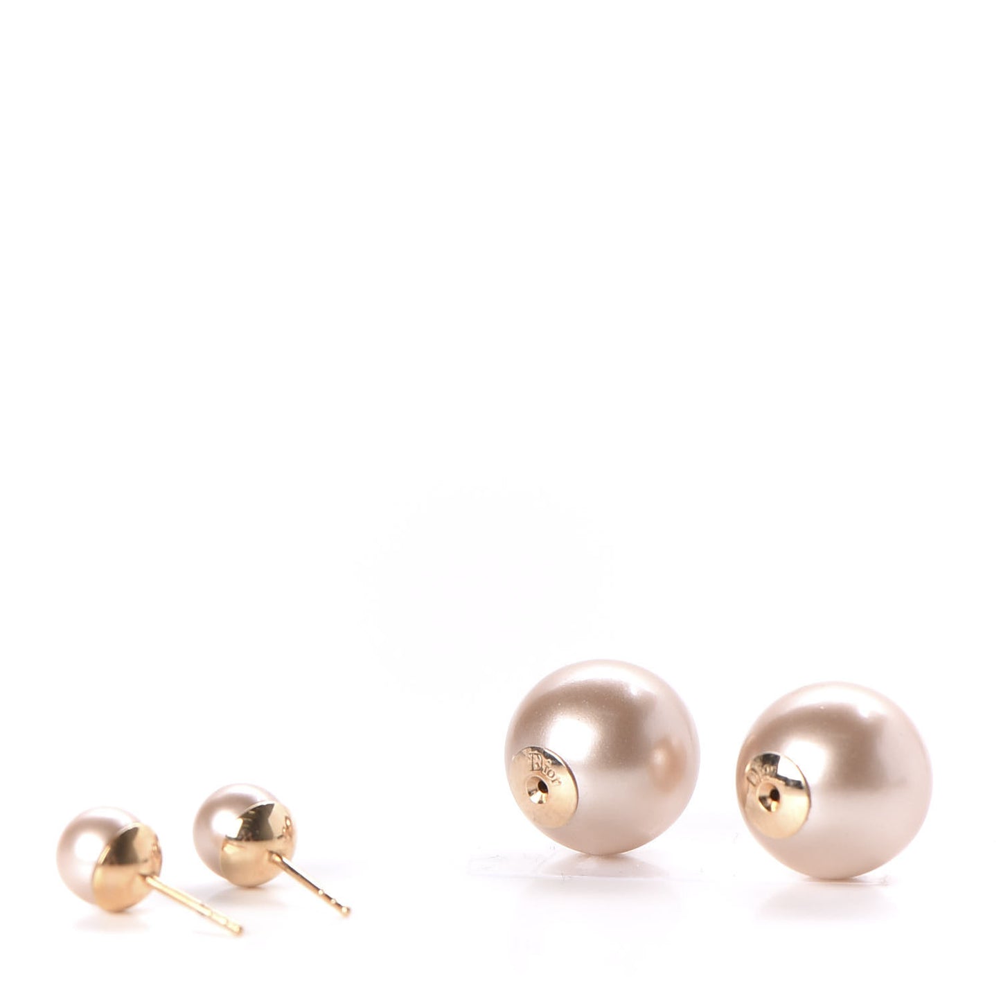 Pearl Mise En Dior Tribal Earrings Pink