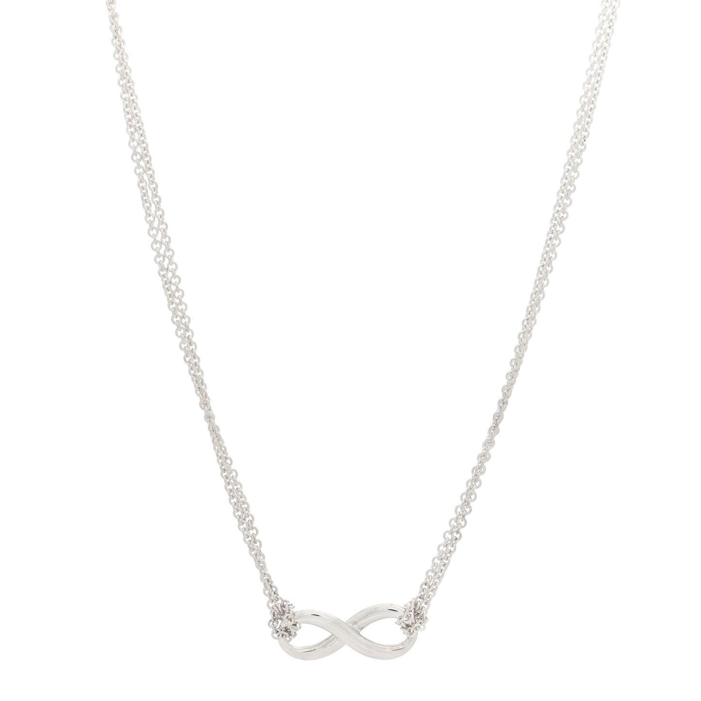 Sterling Silver Infinity Pendant Necklace