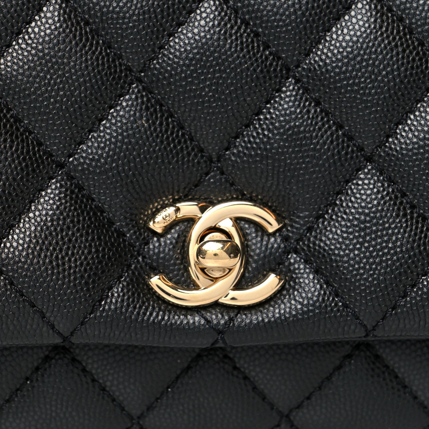Chanel Caviar Quilted Extra Mini Coco Handle Flap Black 6 of 11