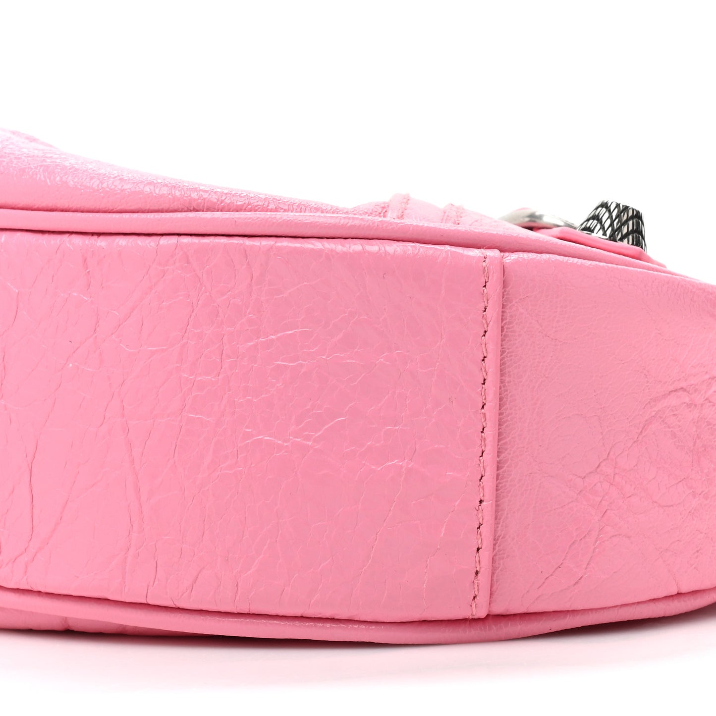 Agneau Arena Le Cagole Chain Shoulder Bag XS Sweet Pink