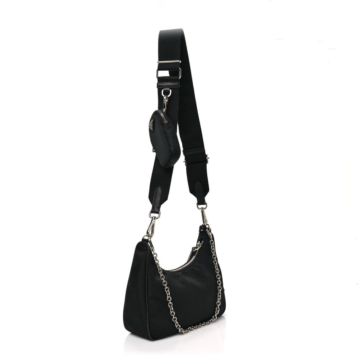 Prada Nylon Re-Edition 2005 Shoulder Bag Black 3 of 7