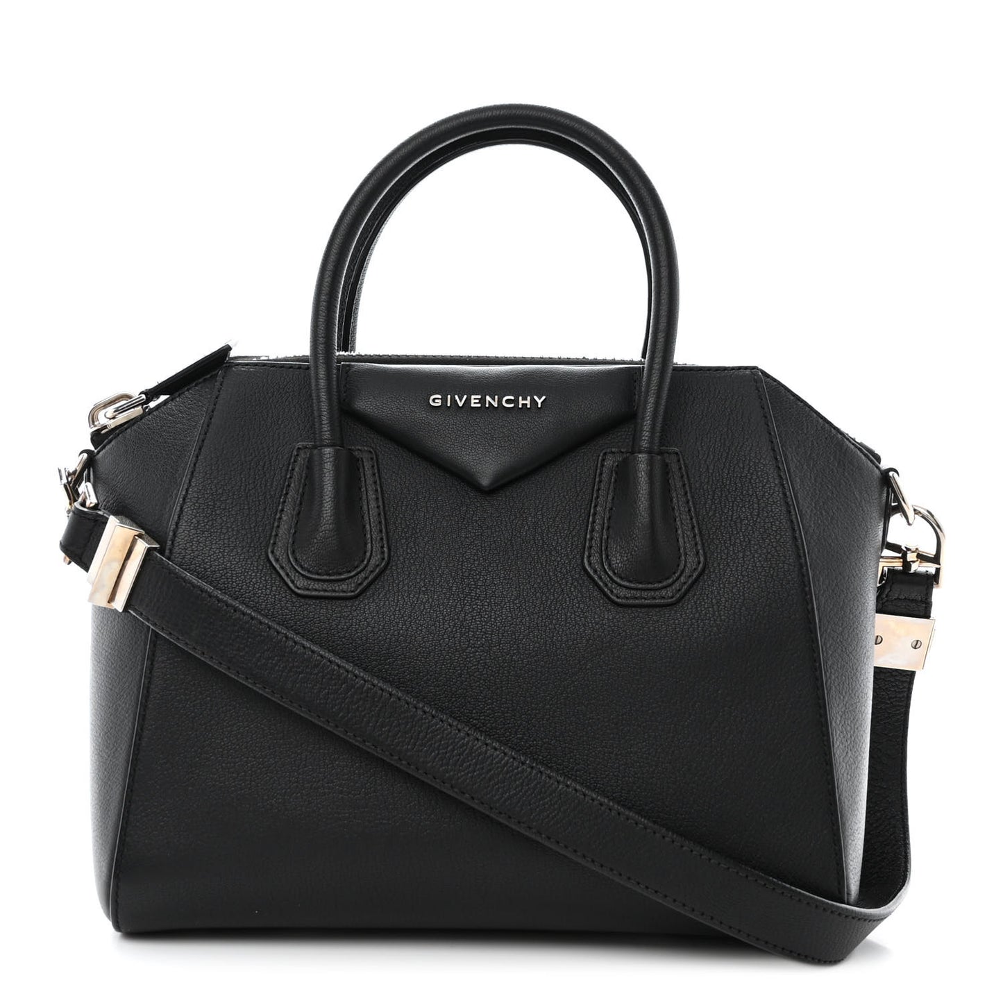 Sugar Goatskin Small Antigona Black