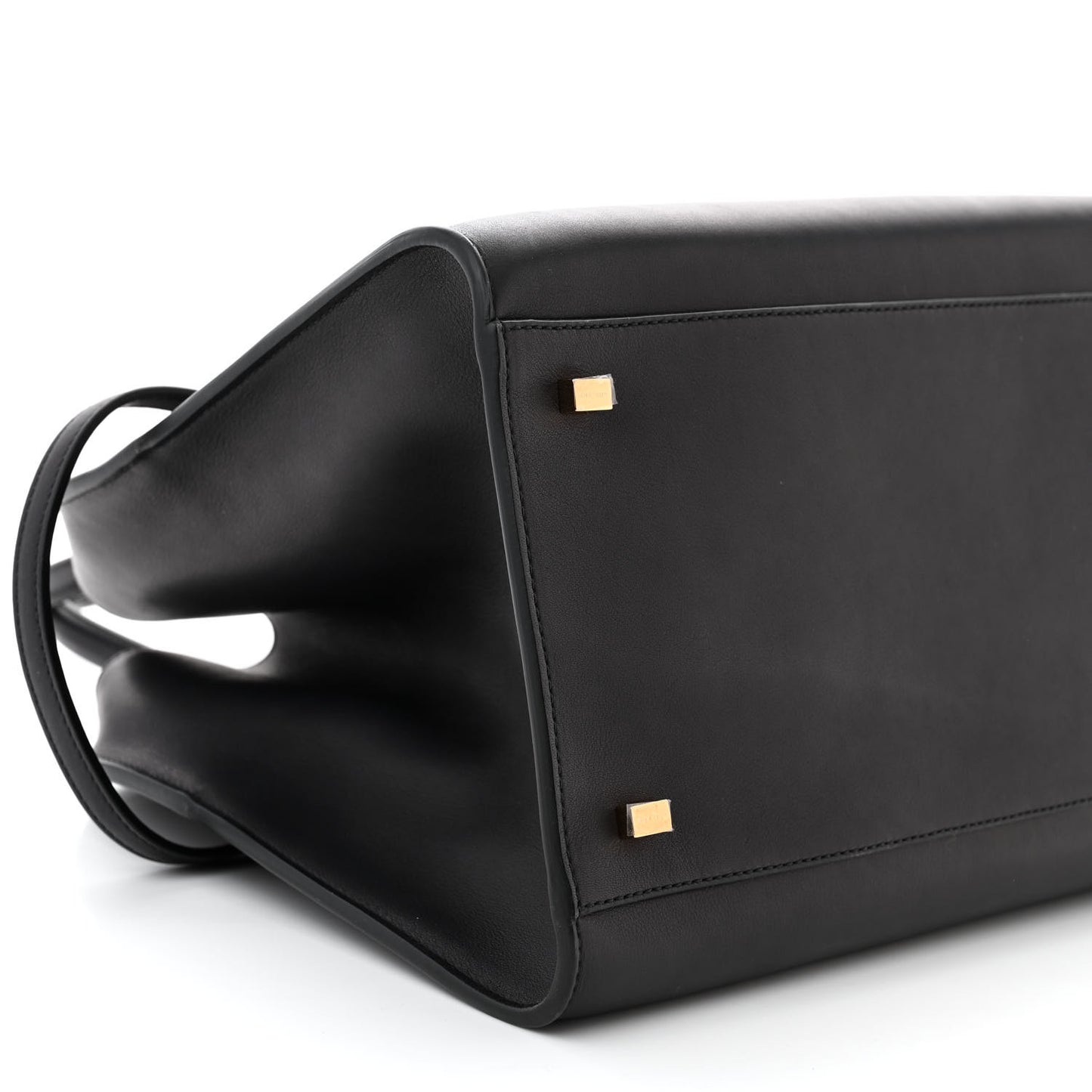 Polished Saddle Calfskin Soft Margaux Belt 12 Black