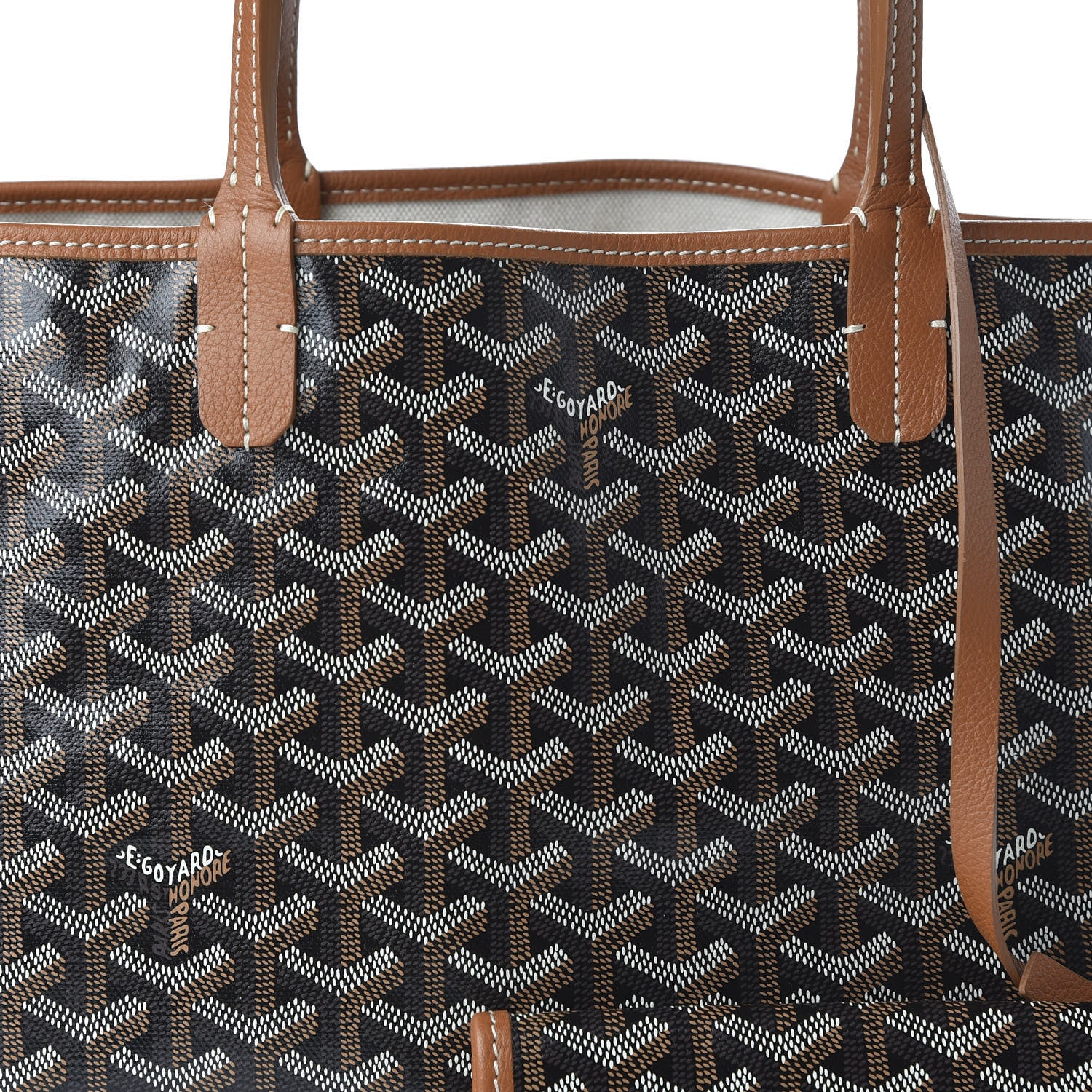 Goyard Goyardine Saint Louis PM Black Gold 8 of 8