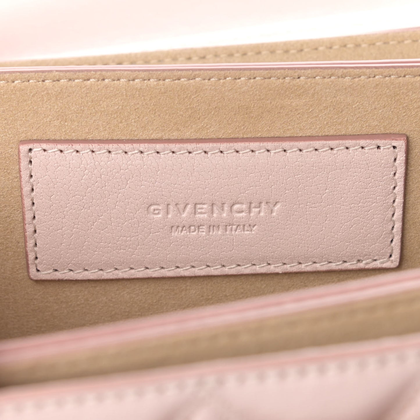 Goatskin Quilted Small GV3 Shoulder Bag Pale Pink